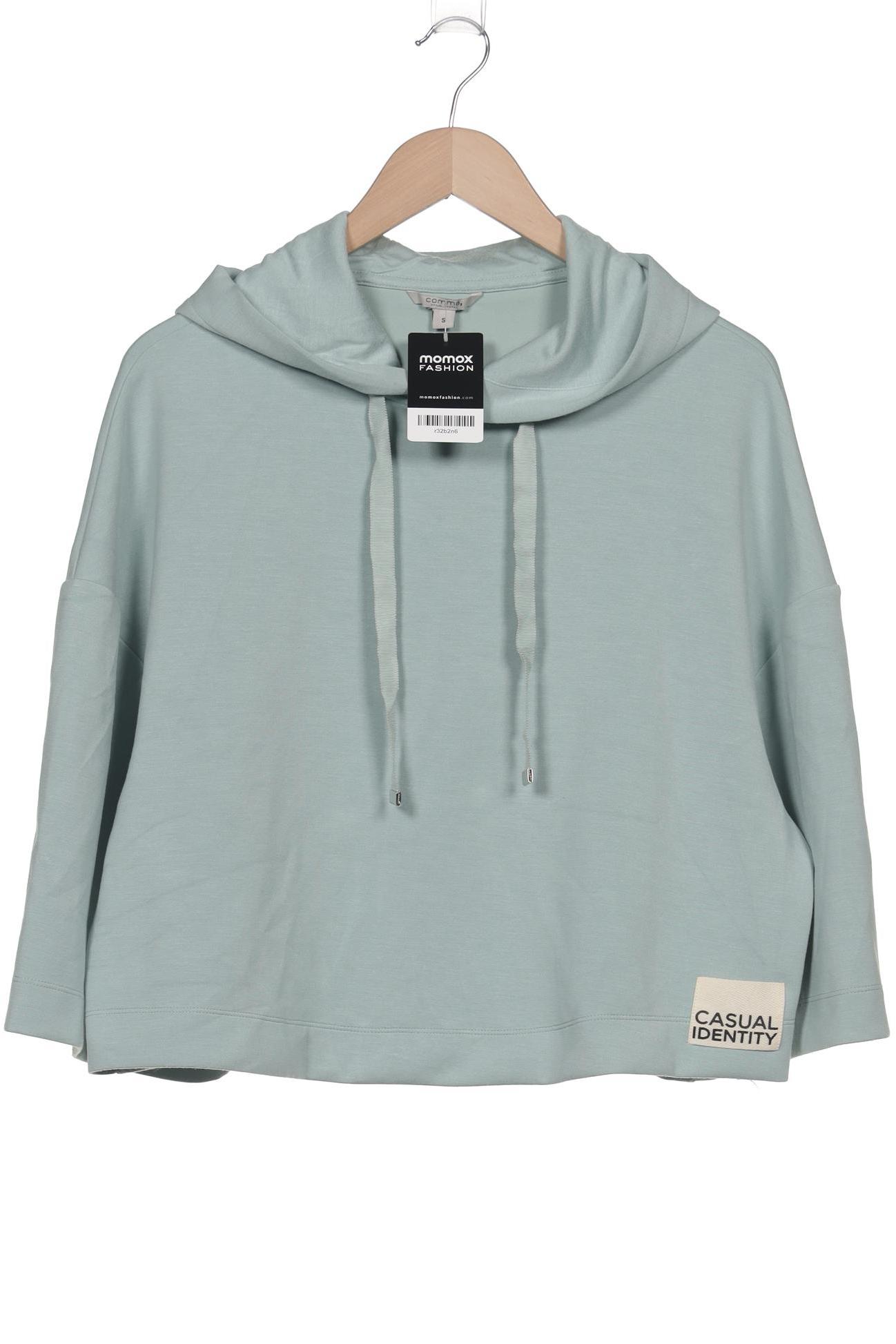 

Comma Damen Kapuzenpullover, türkis, Gr. 36
