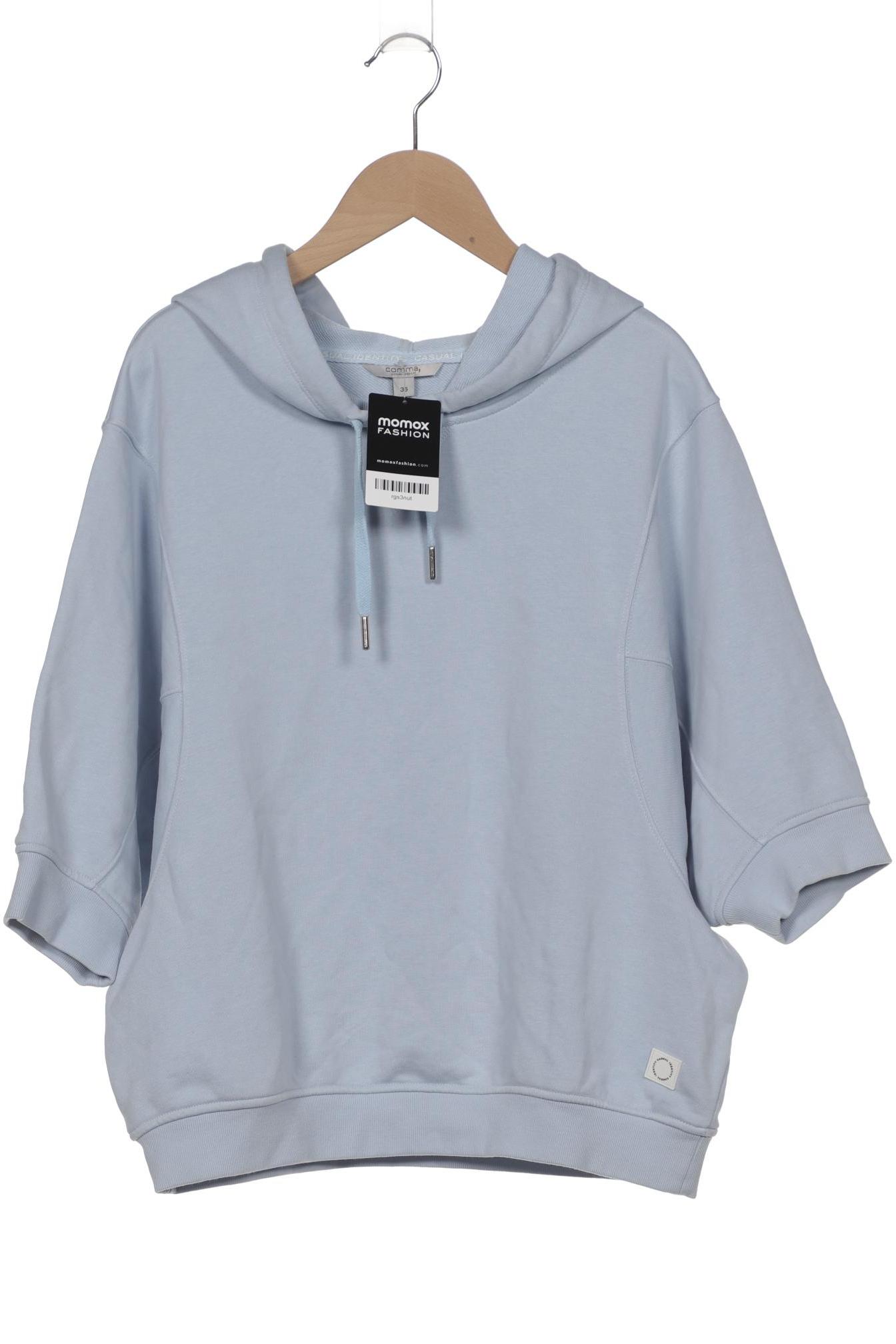 

Comma Damen Kapuzenpullover, hellblau, Gr. 36
