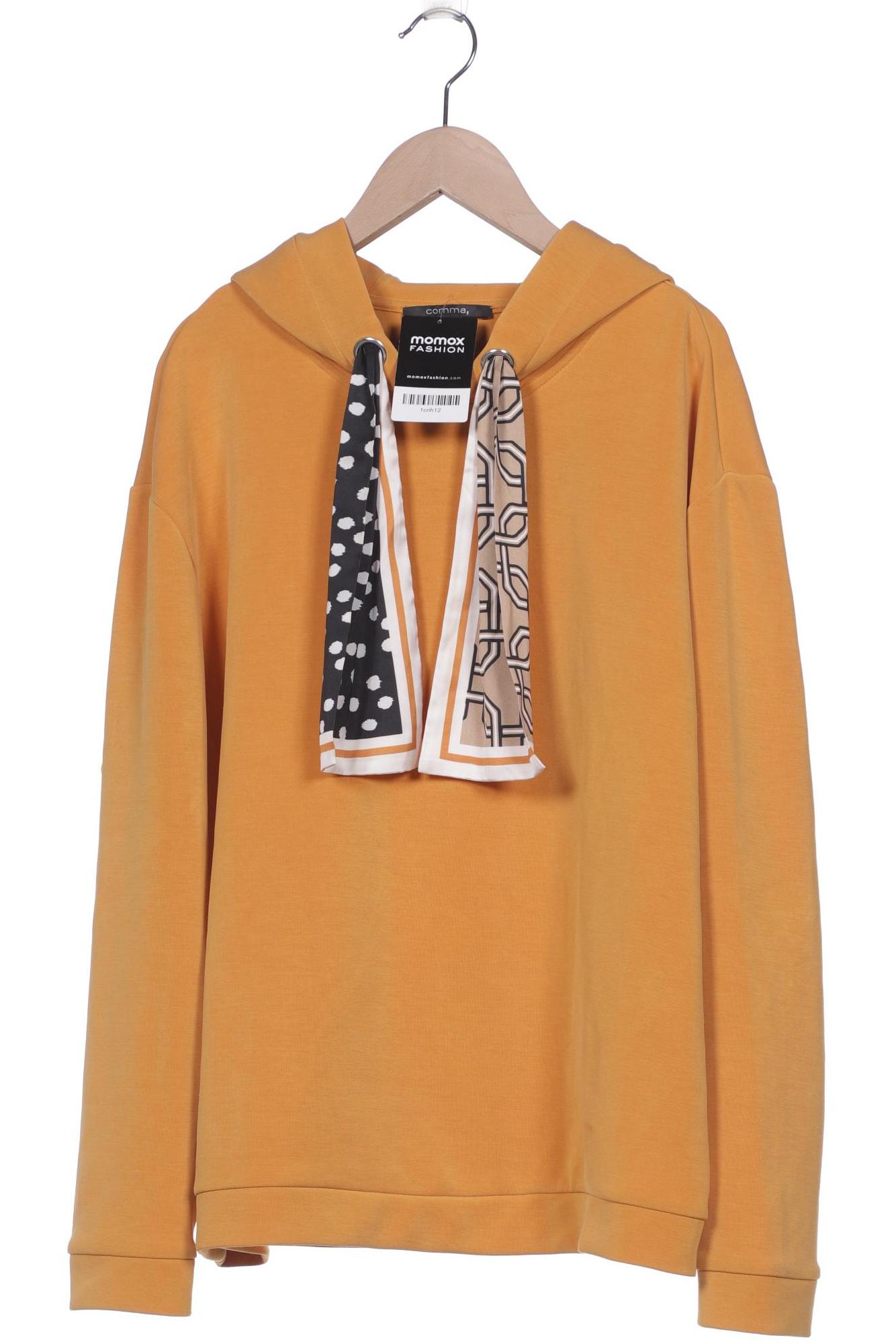 

Comma Damen Kapuzenpullover, orange, Gr. 42