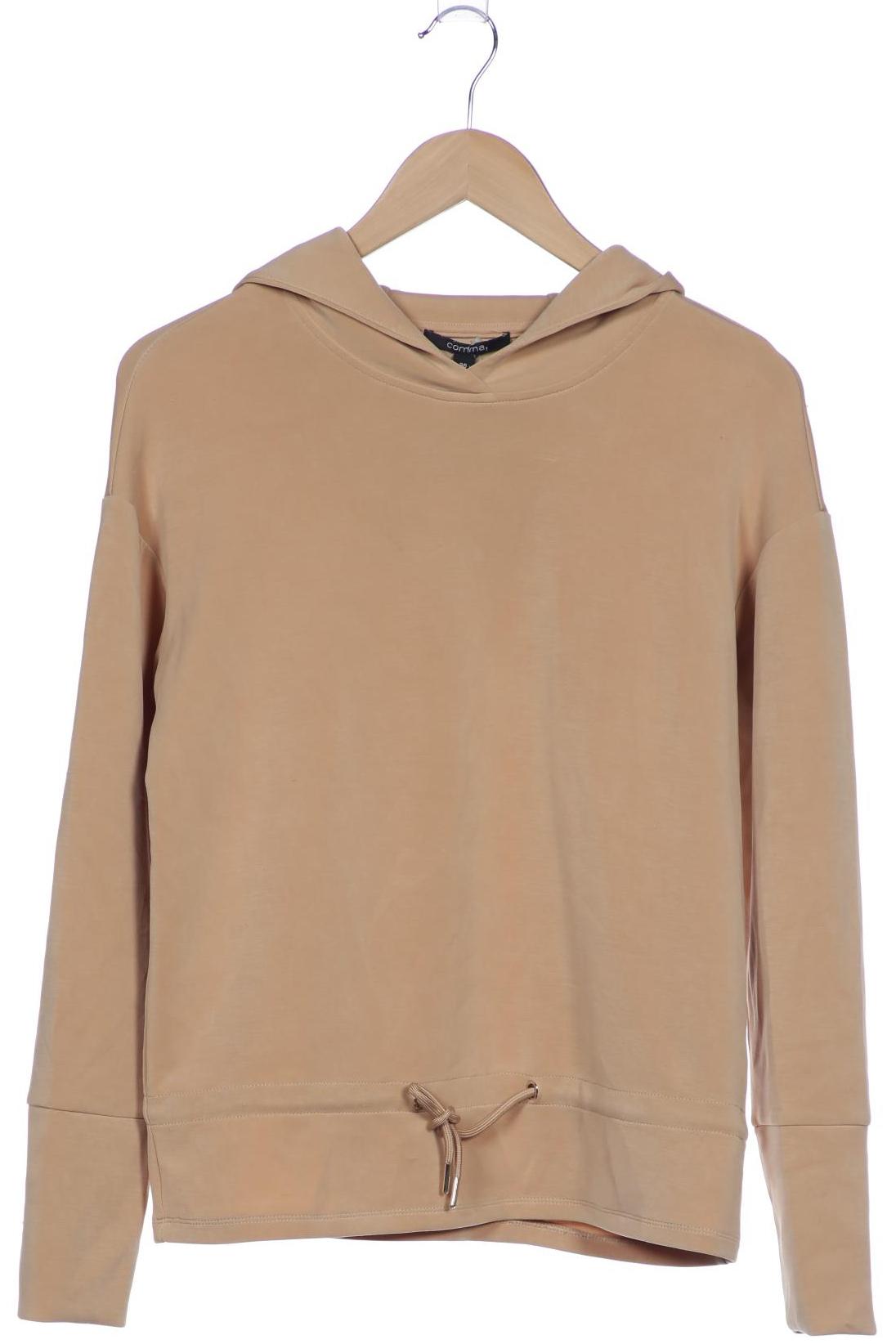 

Comma Damen Kapuzenpullover, beige, Gr. 36