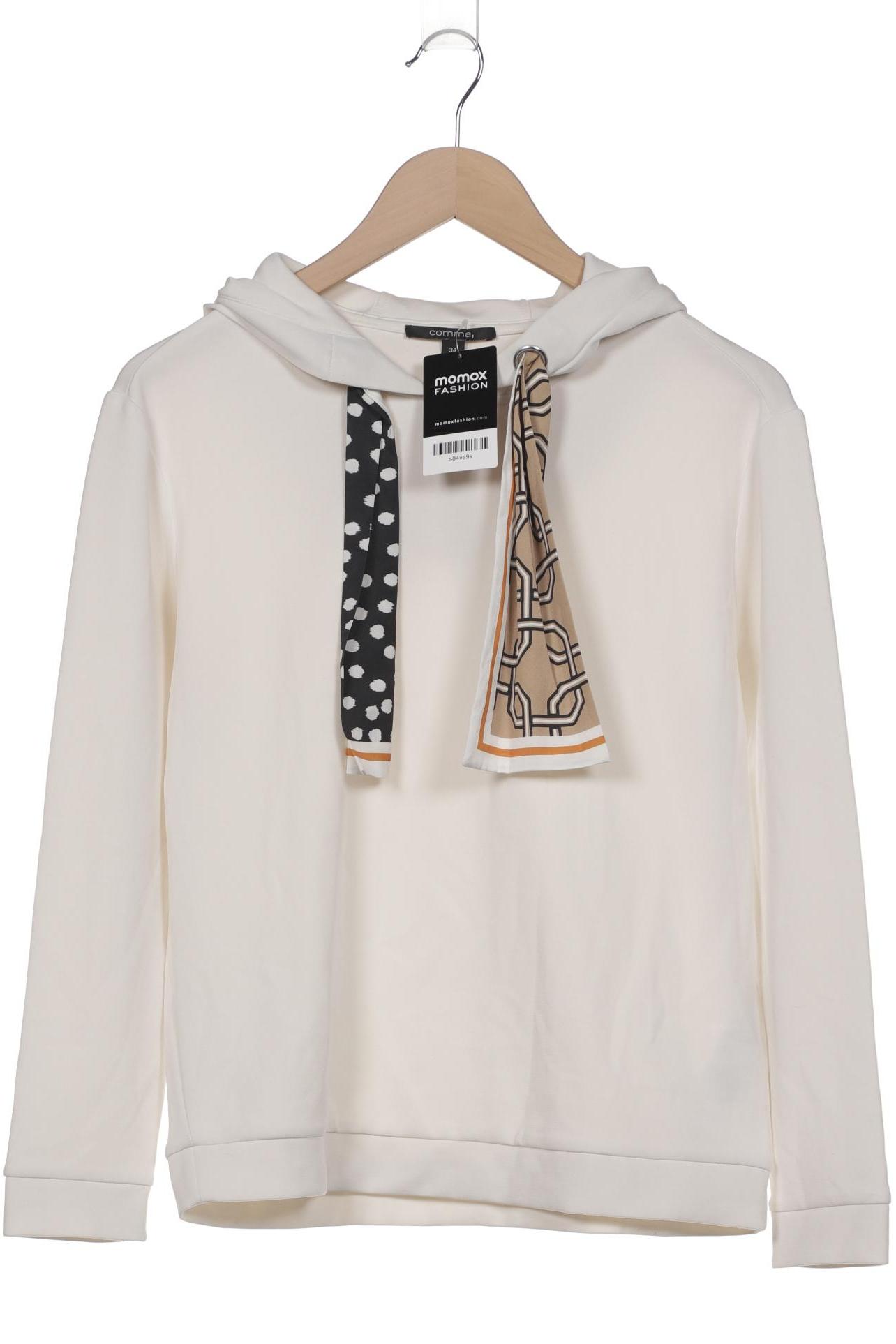

Comma Damen Kapuzenpullover, cremeweiß, Gr. 34