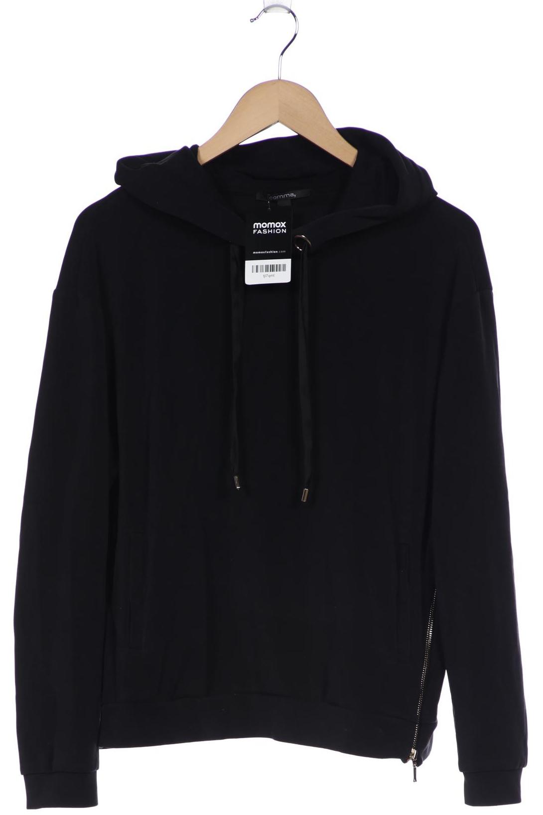 

Comma Damen Kapuzenpullover, schwarz