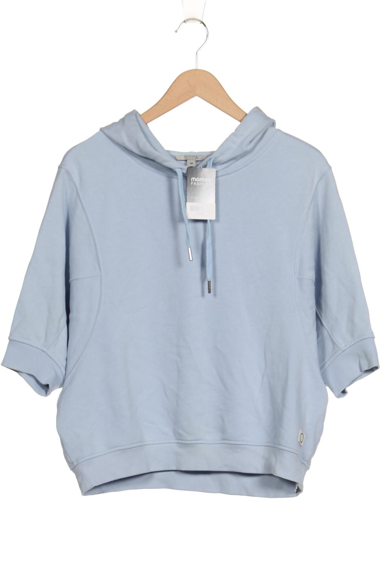 

Comma Damen Kapuzenpullover, hellblau, Gr. 36