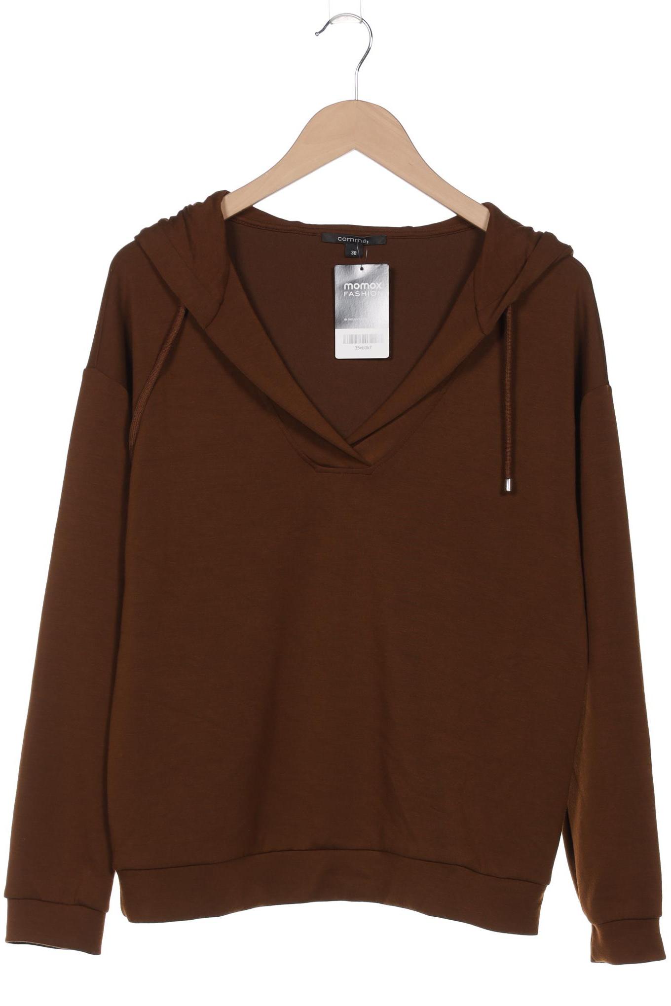 

Comma Damen Kapuzenpullover, braun, Gr. 38