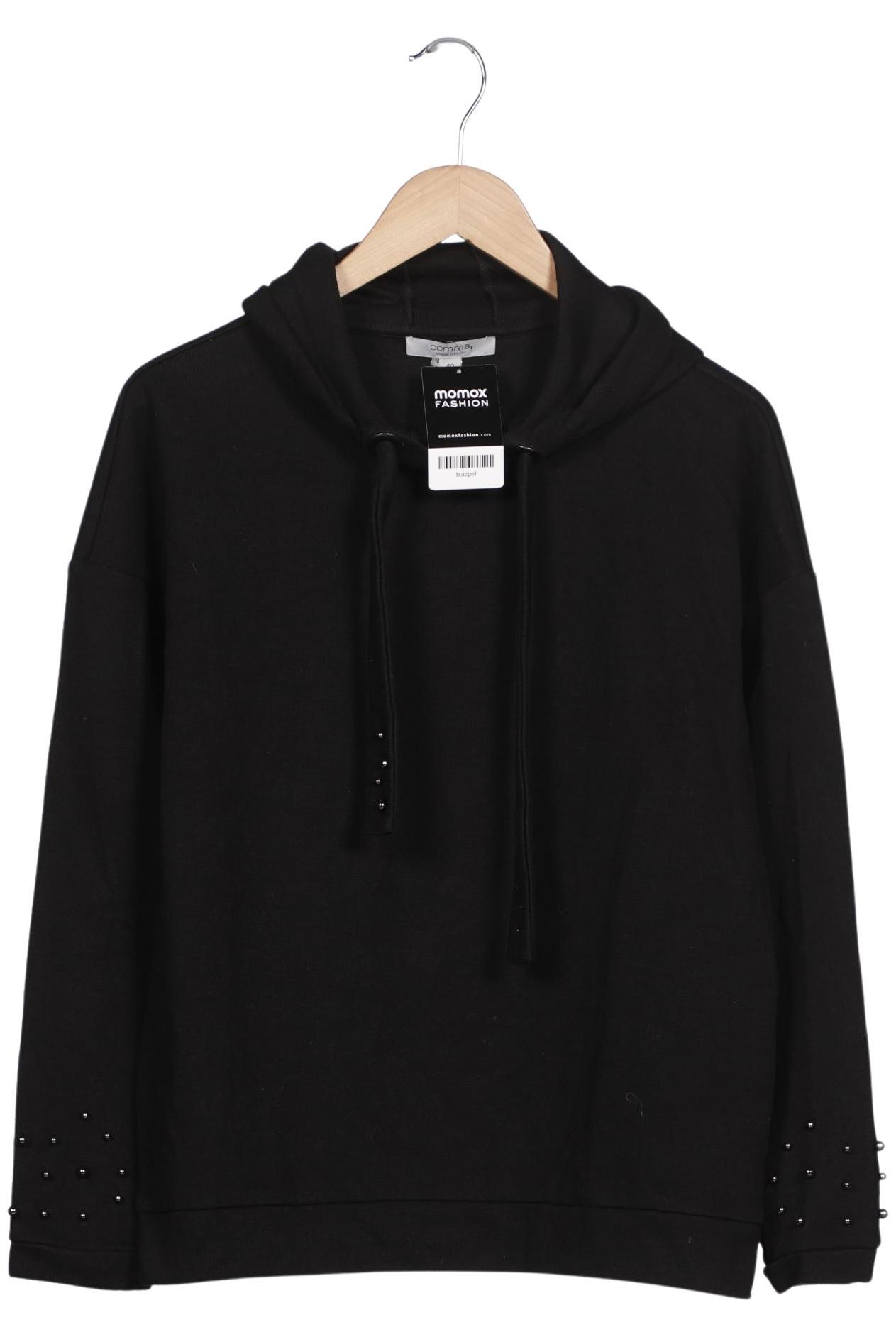 

Comma Damen Kapuzenpullover, schwarz, Gr. 40