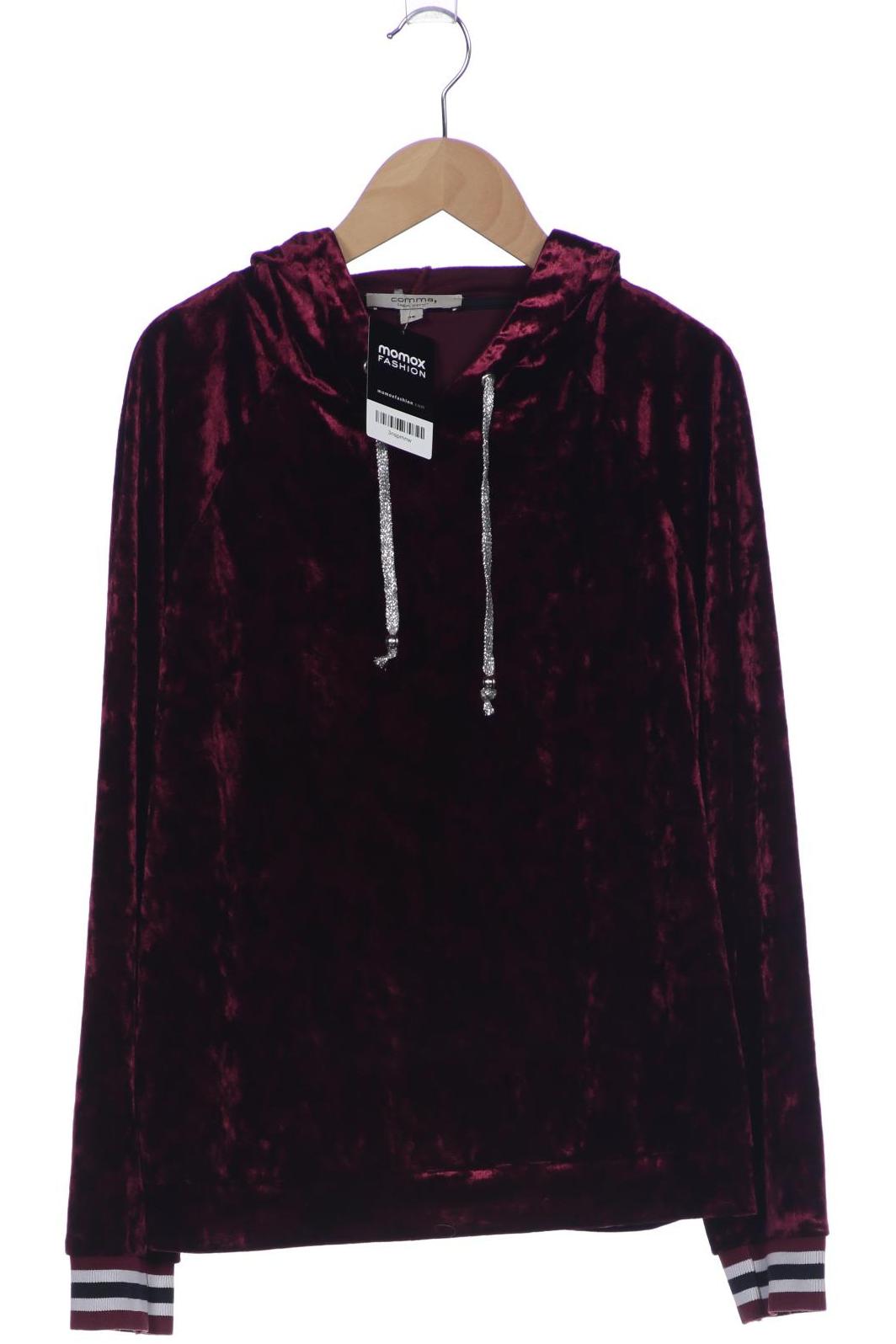

Comma Damen Kapuzenpullover, bordeaux, Gr. 36