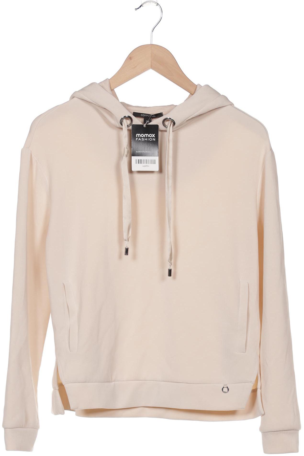 

Comma Damen Kapuzenpullover, cremeweiß, Gr. 36