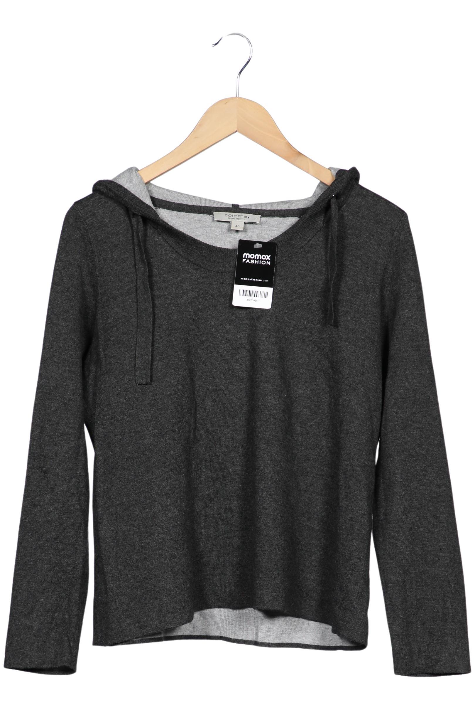 

Comma Damen Kapuzenpullover, grau, Gr. 40