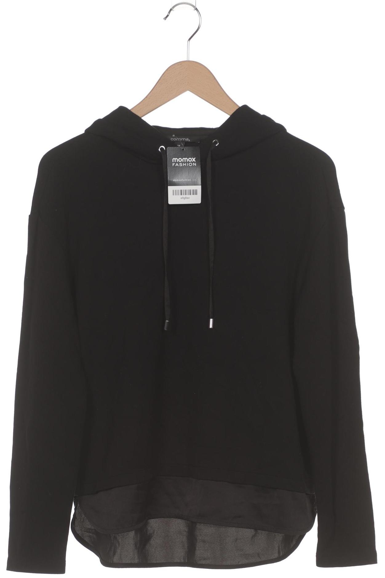 

Comma Damen Kapuzenpullover, schwarz, Gr. 36