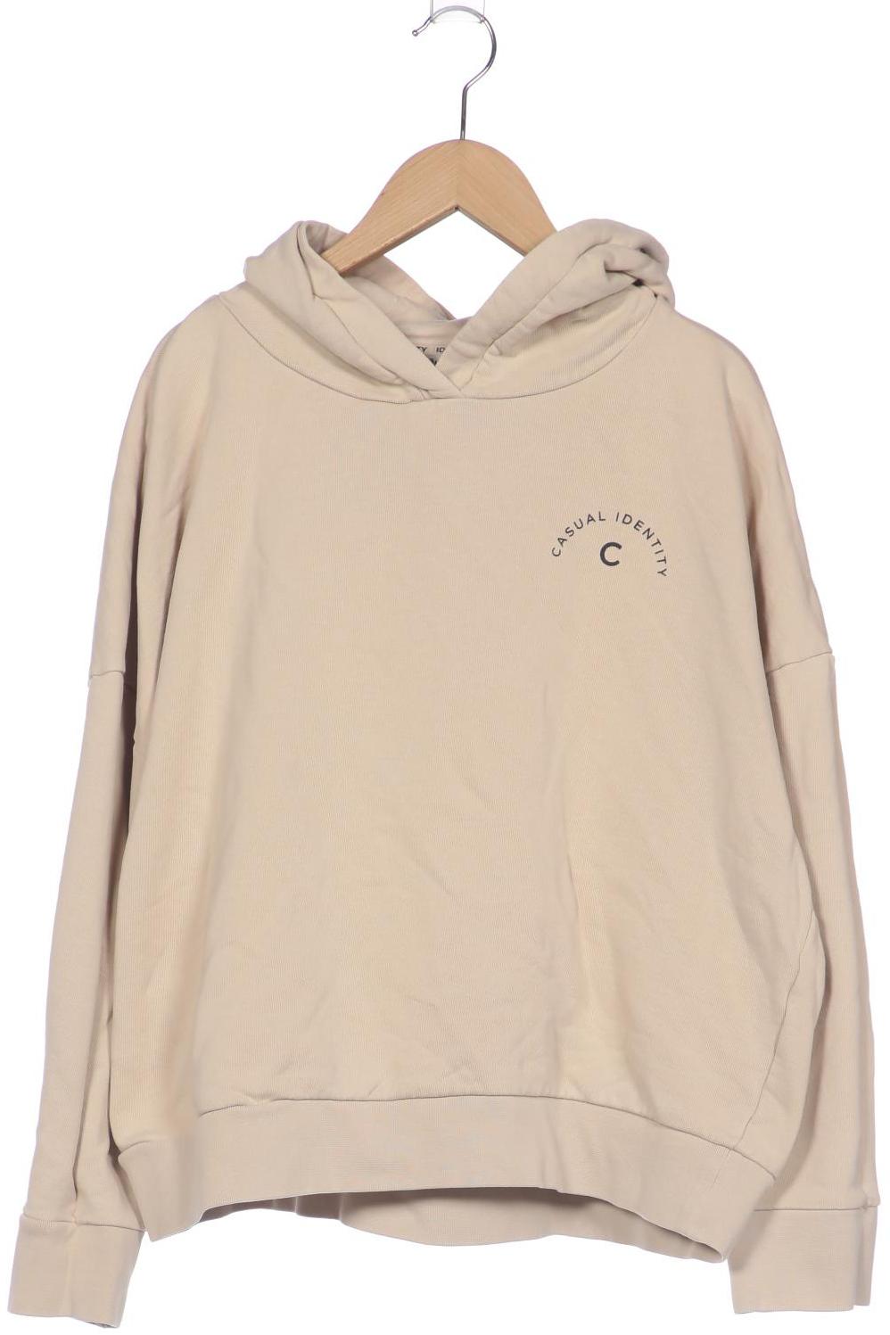 

Comma Damen Kapuzenpullover, beige, Gr. 44