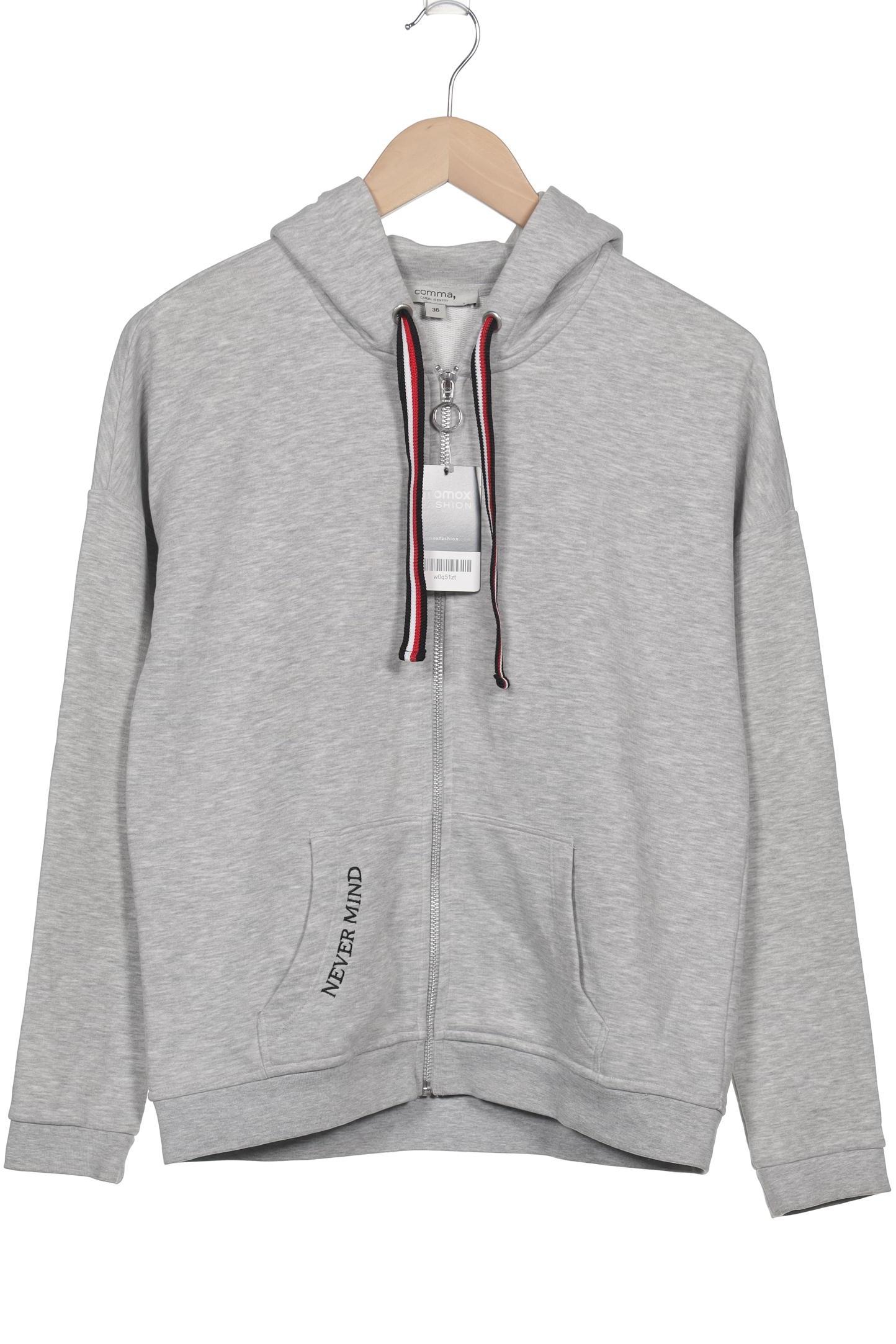 

Comma Damen Kapuzenpullover, grau, Gr. 36