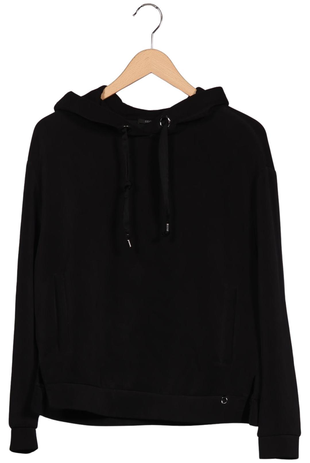 

Comma Damen Kapuzenpullover, schwarz, Gr. 40