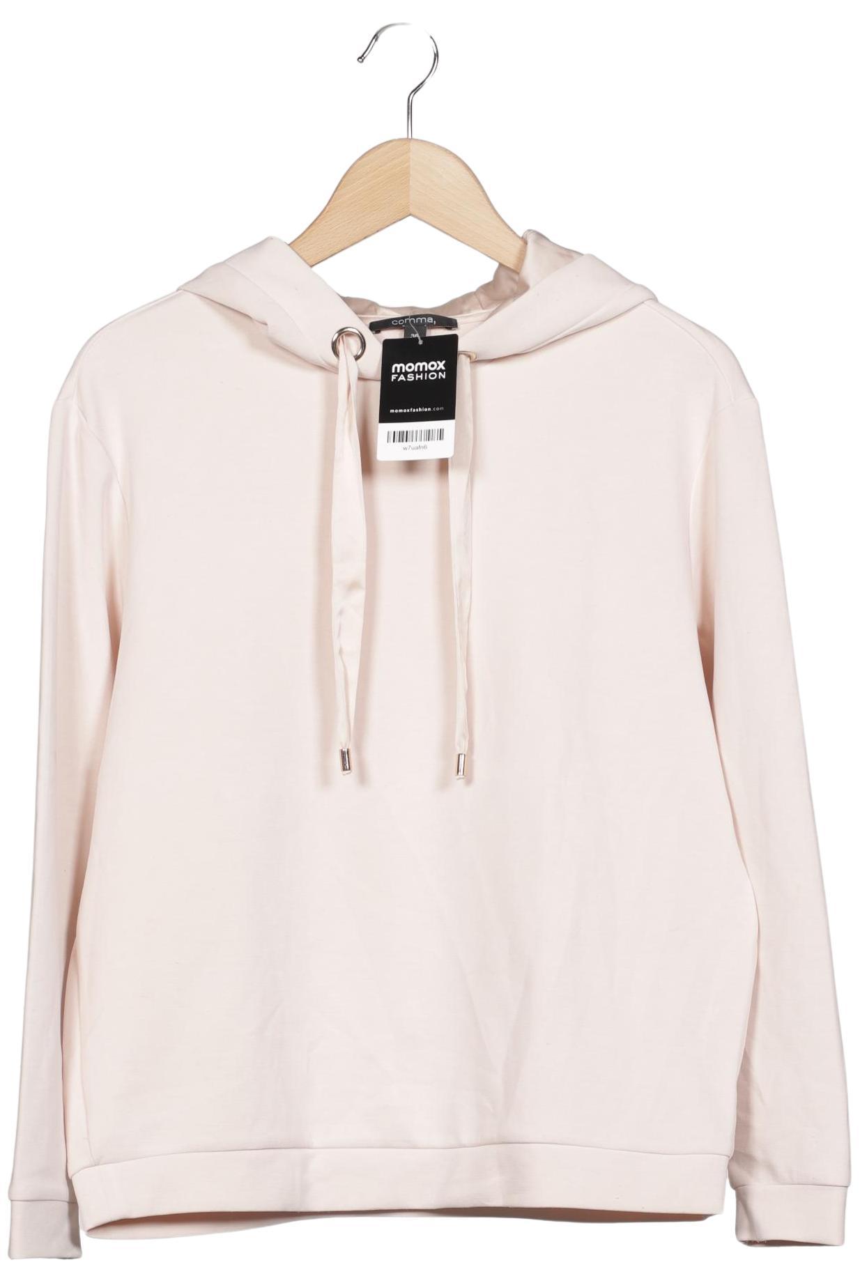 

Comma Damen Kapuzenpullover, cremeweiß, Gr. 36