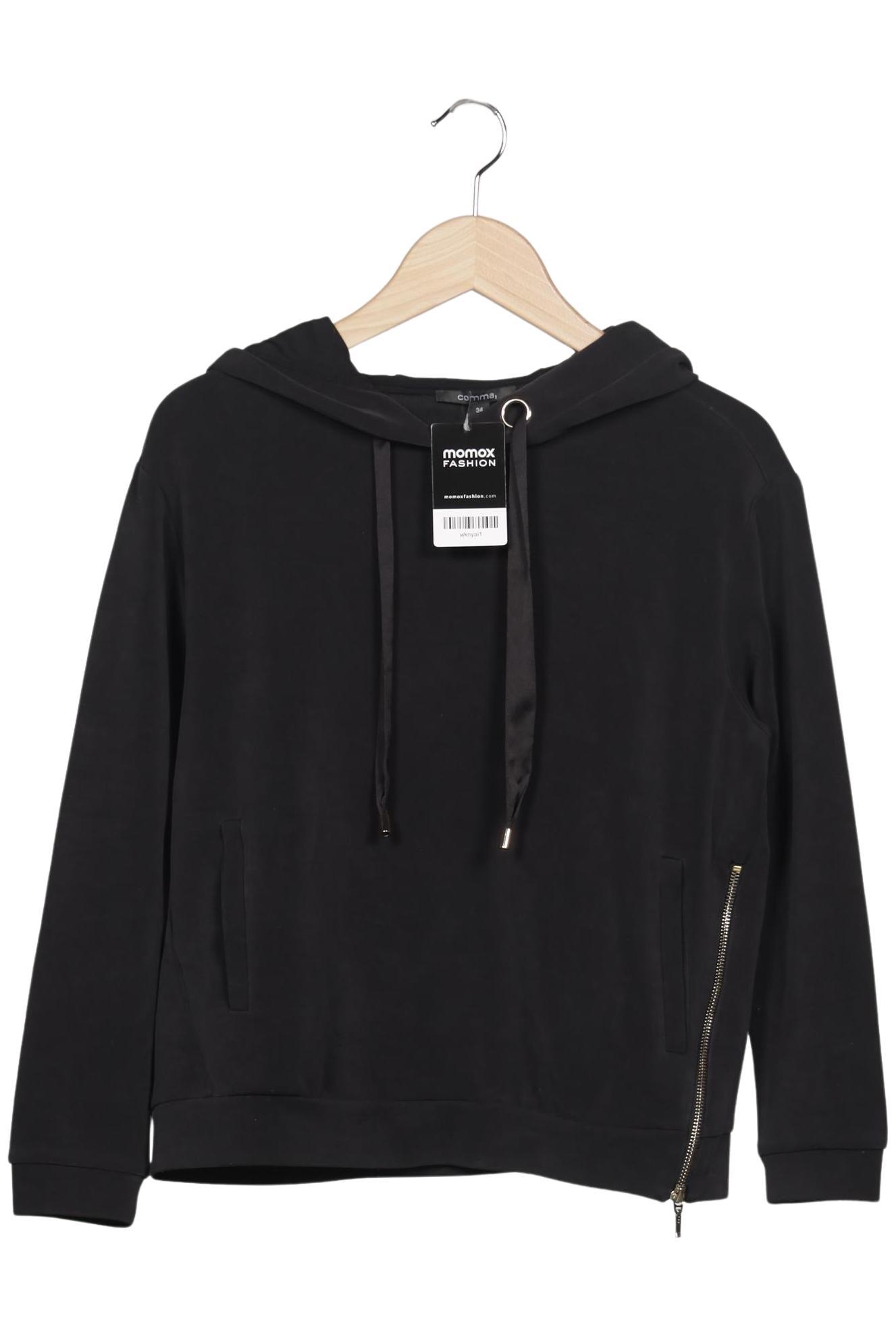 

Comma Damen Kapuzenpullover, schwarz, Gr. 34