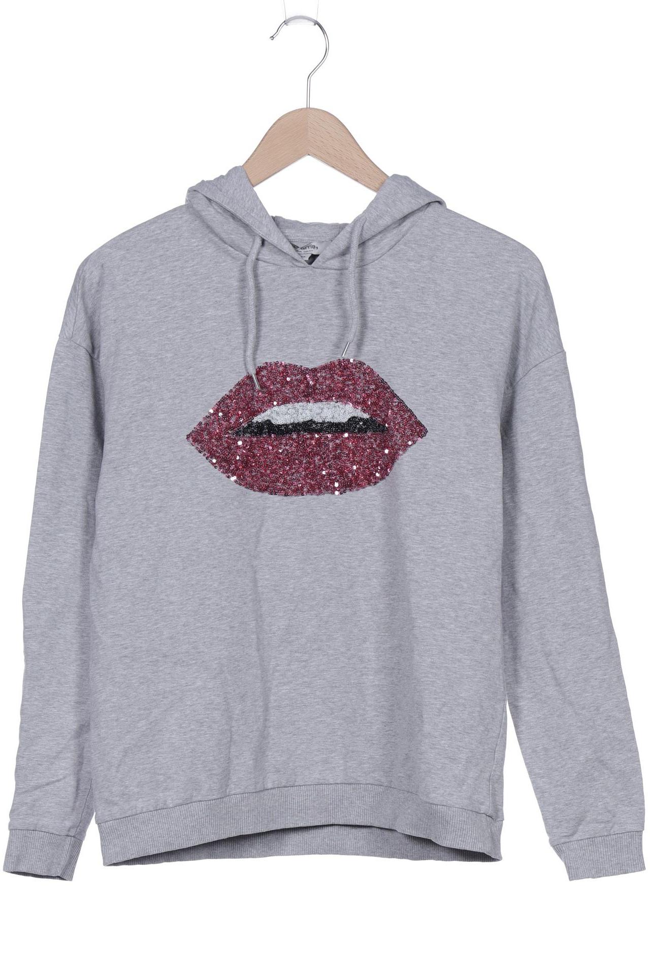 

Comma Damen Kapuzenpullover, grau, Gr. 38