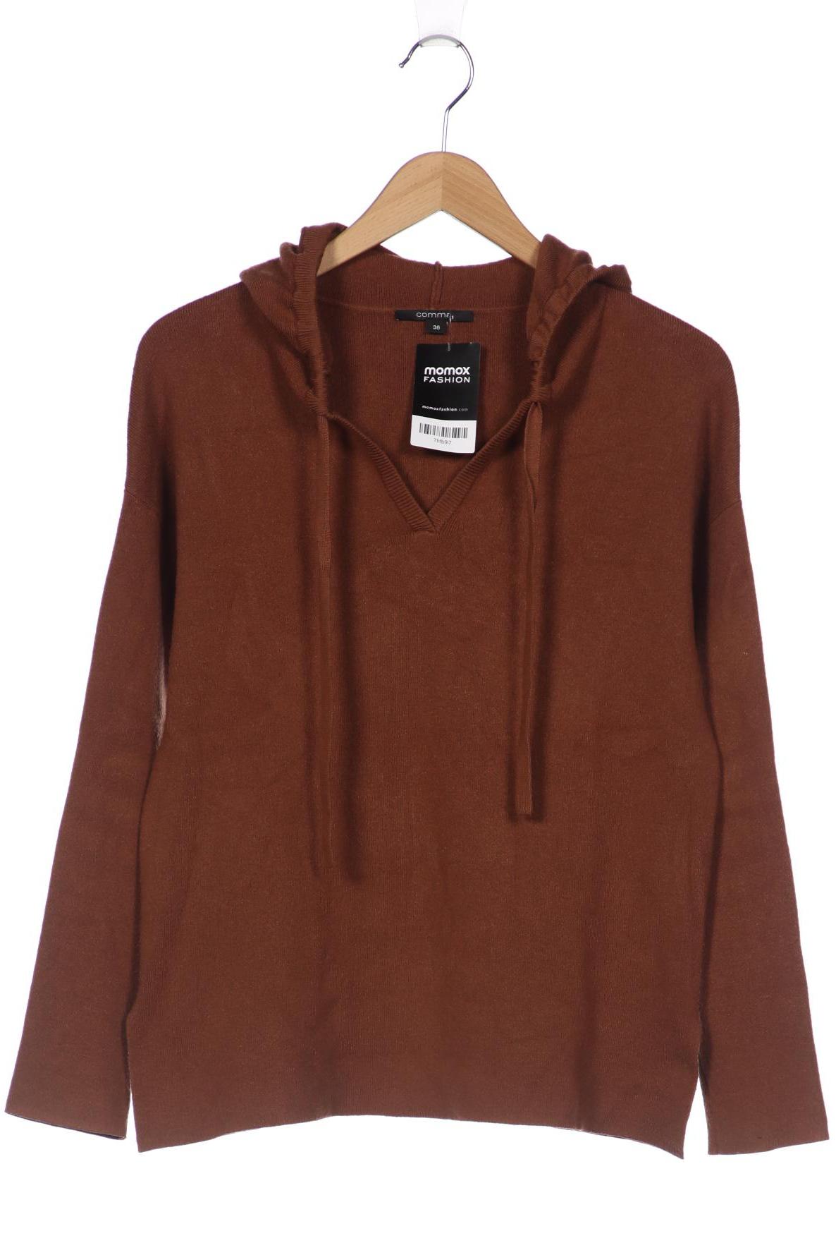 

Comma Damen Kapuzenpullover, braun, Gr. 36