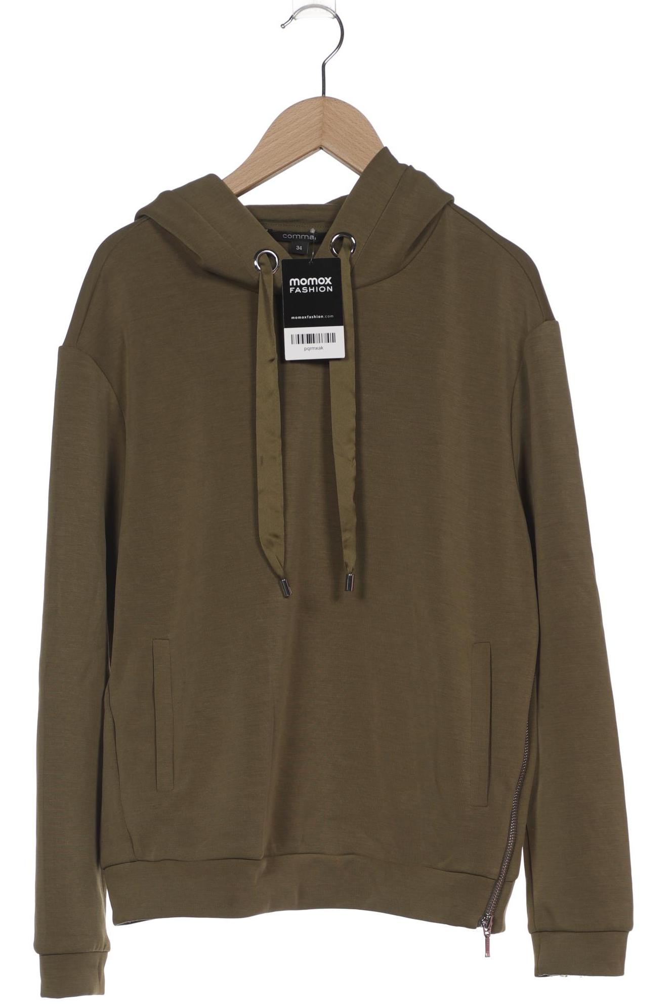 

Comma Damen Kapuzenpullover, grün, Gr. 34