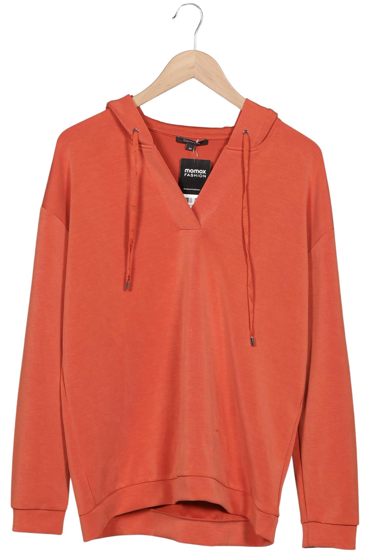 

Comma Damen Kapuzenpullover, orange, Gr. 38