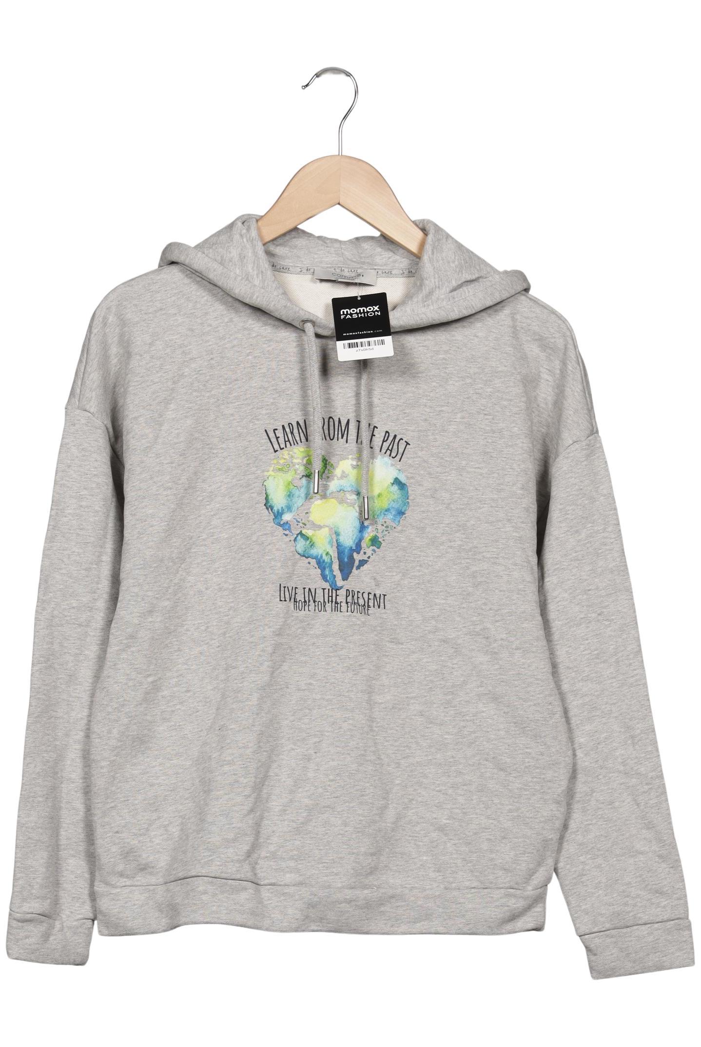 

Comma Damen Kapuzenpullover, grau, Gr. 36