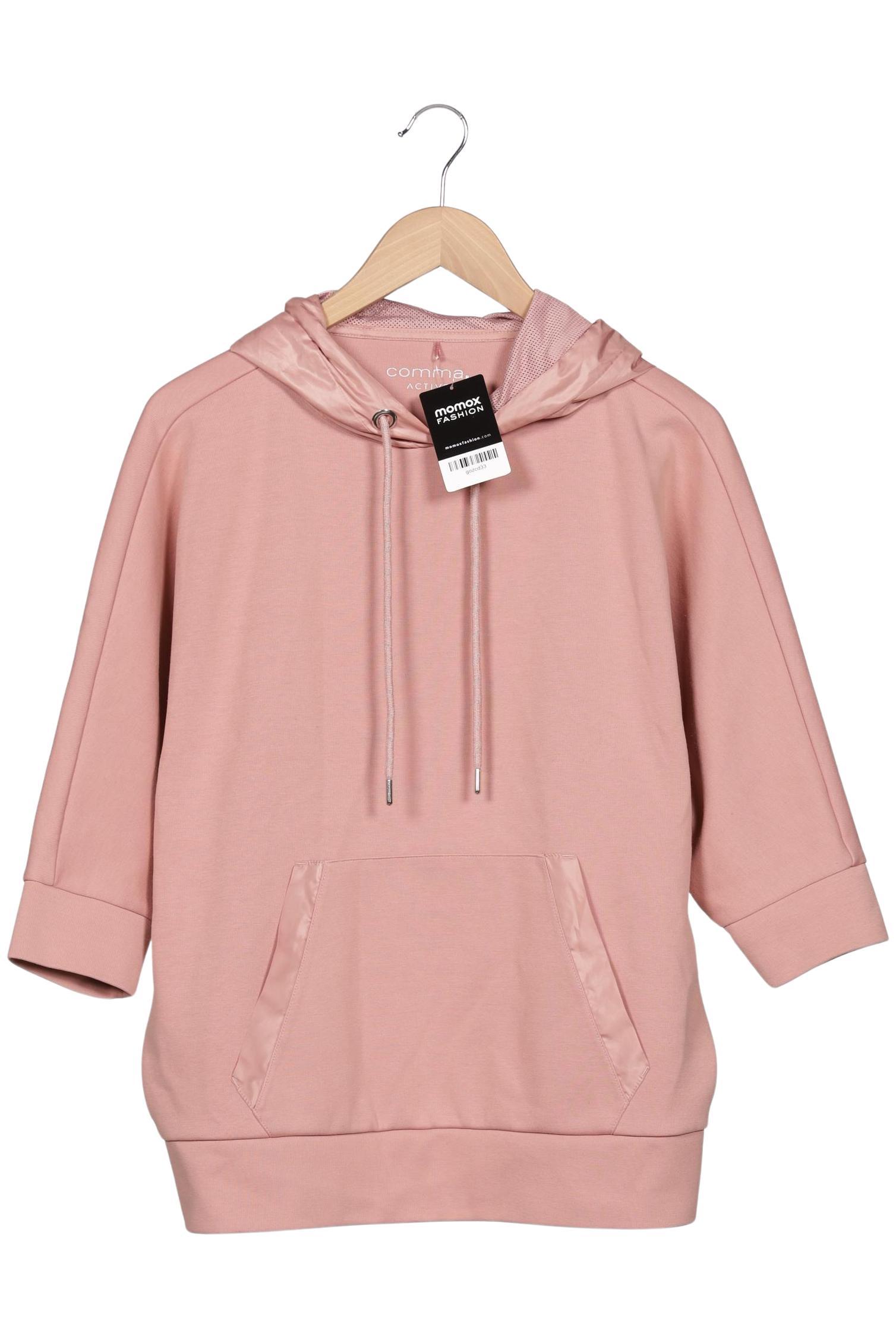 

Comma Damen Kapuzenpullover, pink, Gr. 36