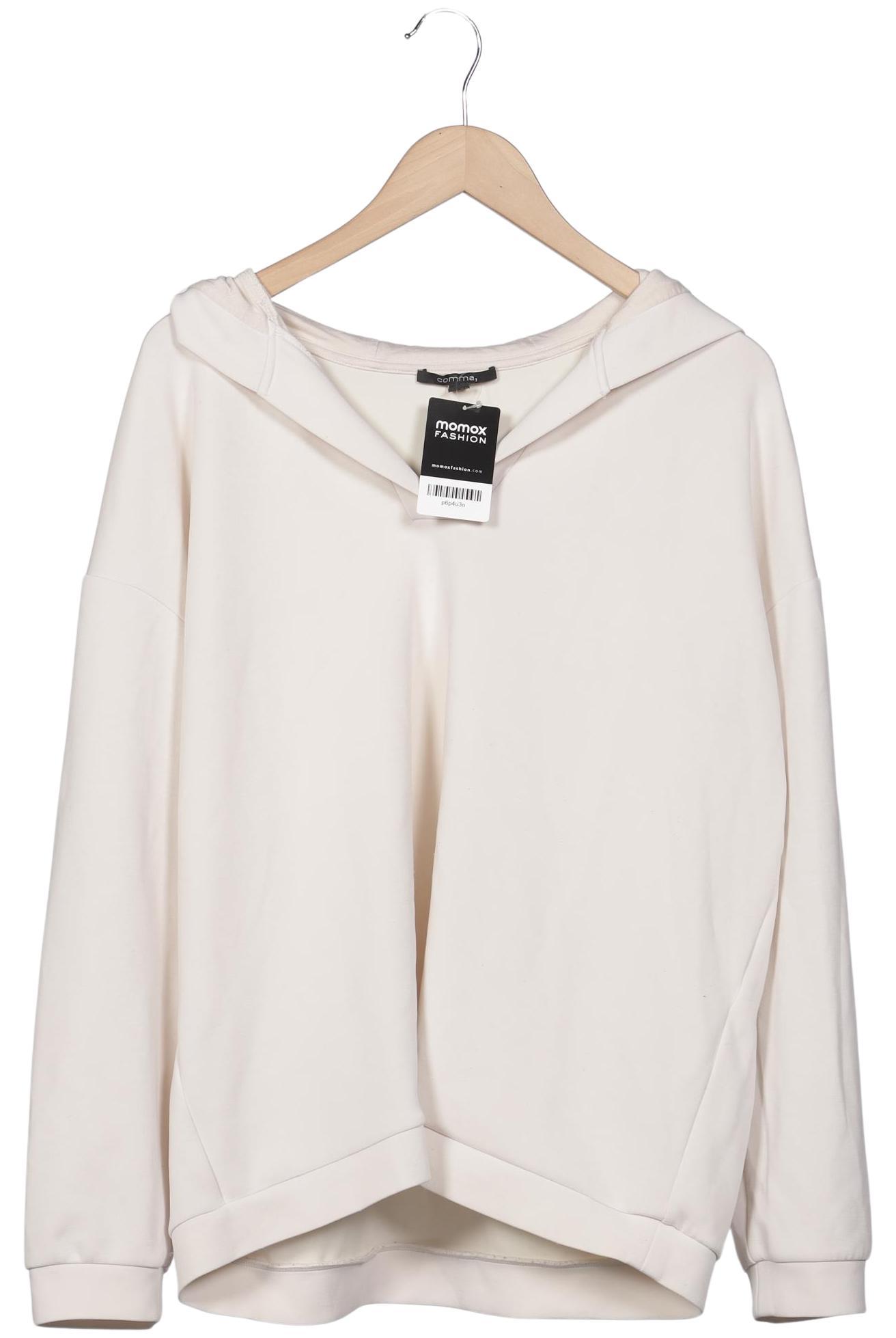 

Comma Damen Kapuzenpullover, cremeweiß, Gr. 44