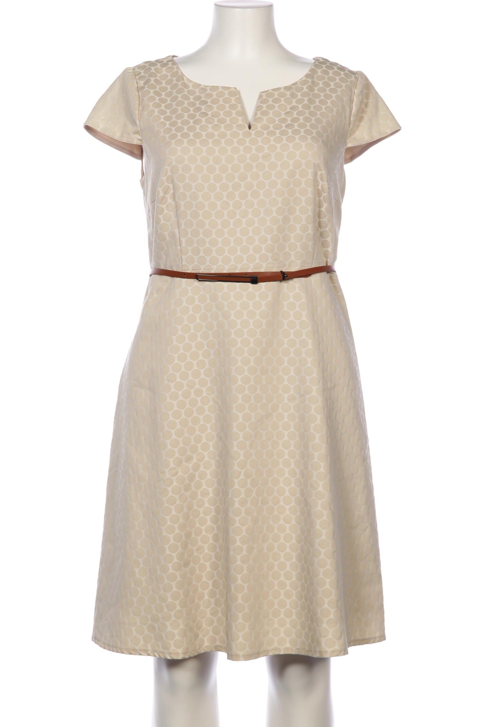 

Comma Damen Kleid, beige, Gr. 42