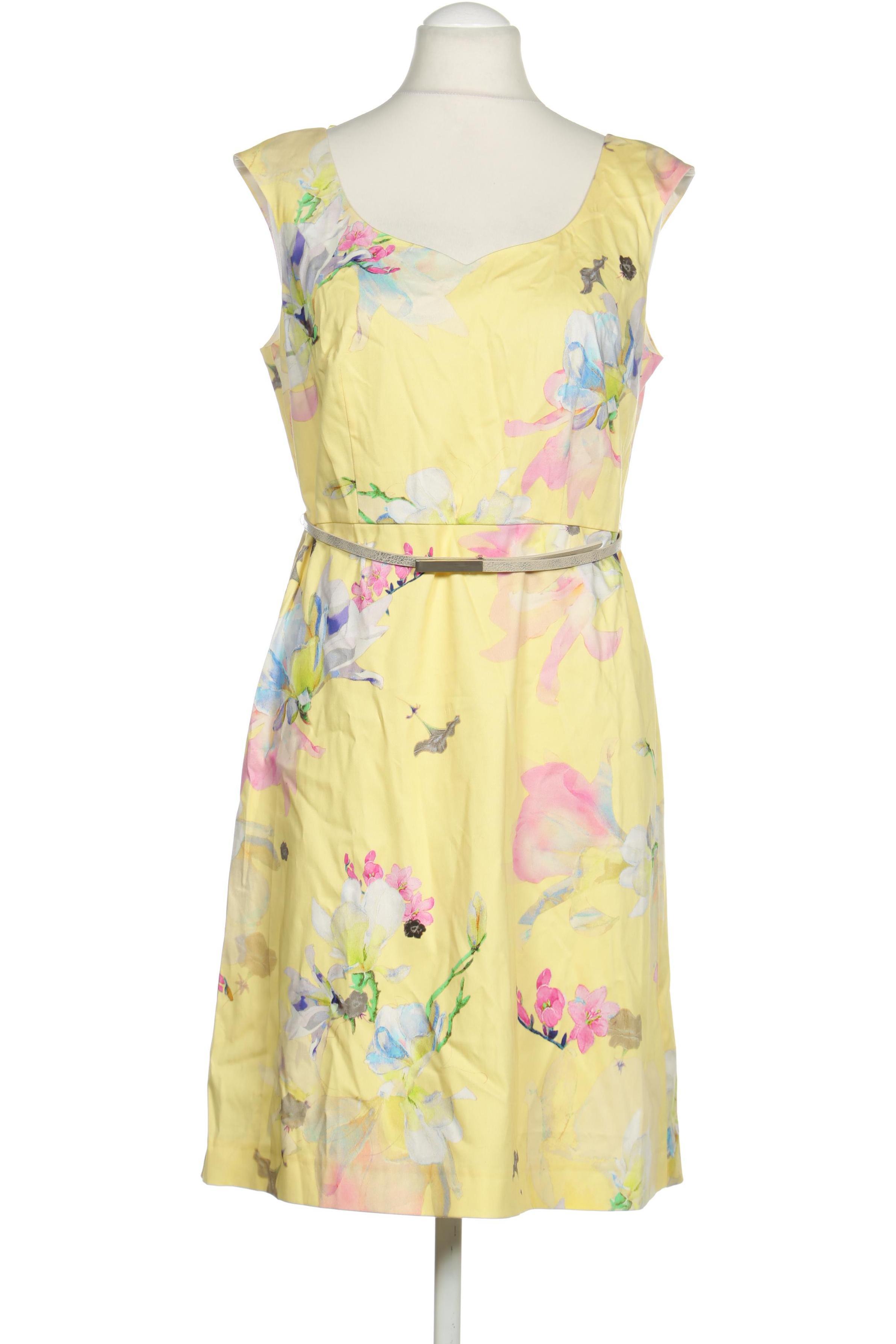 

Comma Damen Kleid, gelb, Gr. 42