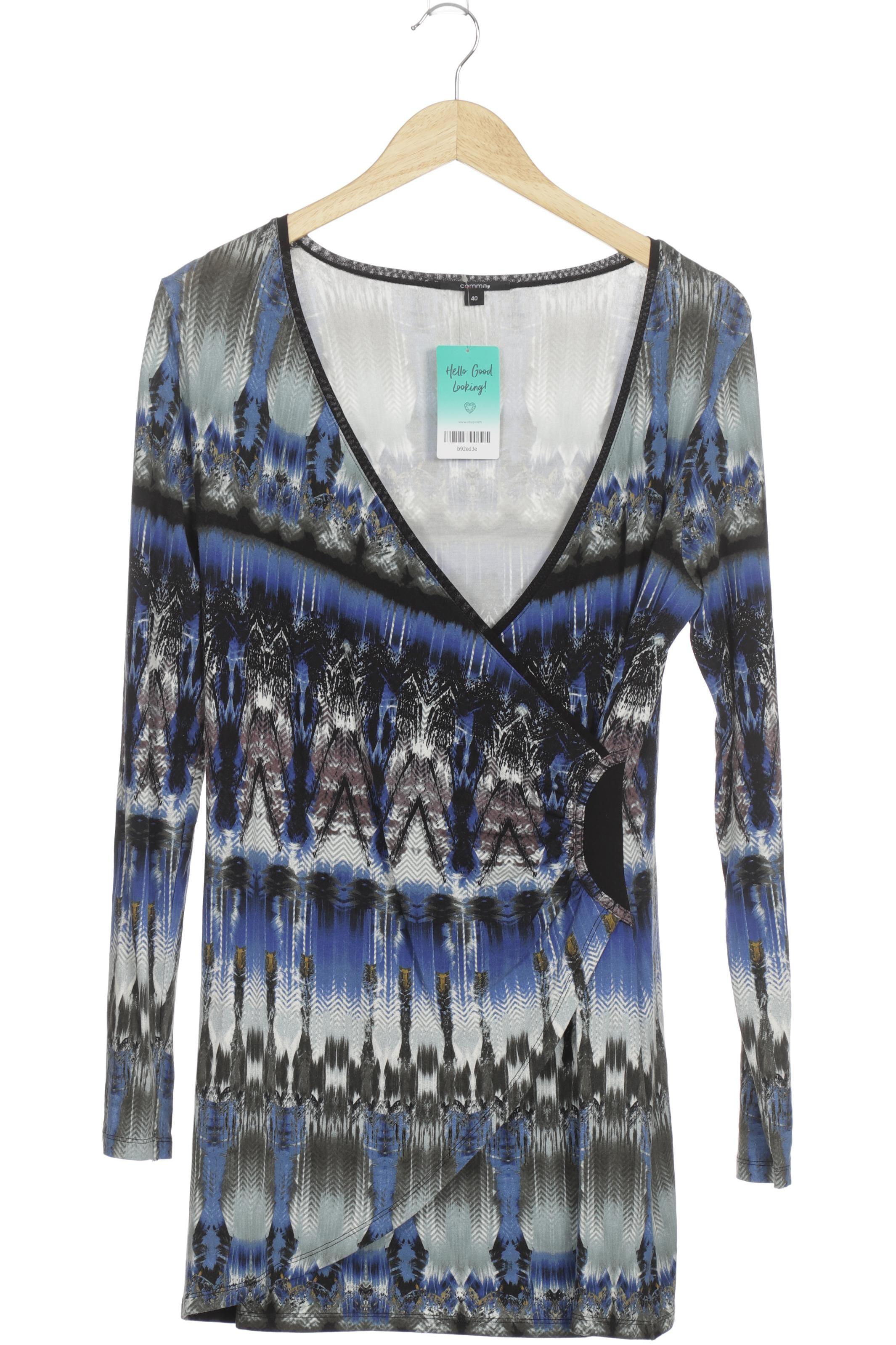 

Comma Damen Kleid, blau, Gr. 40