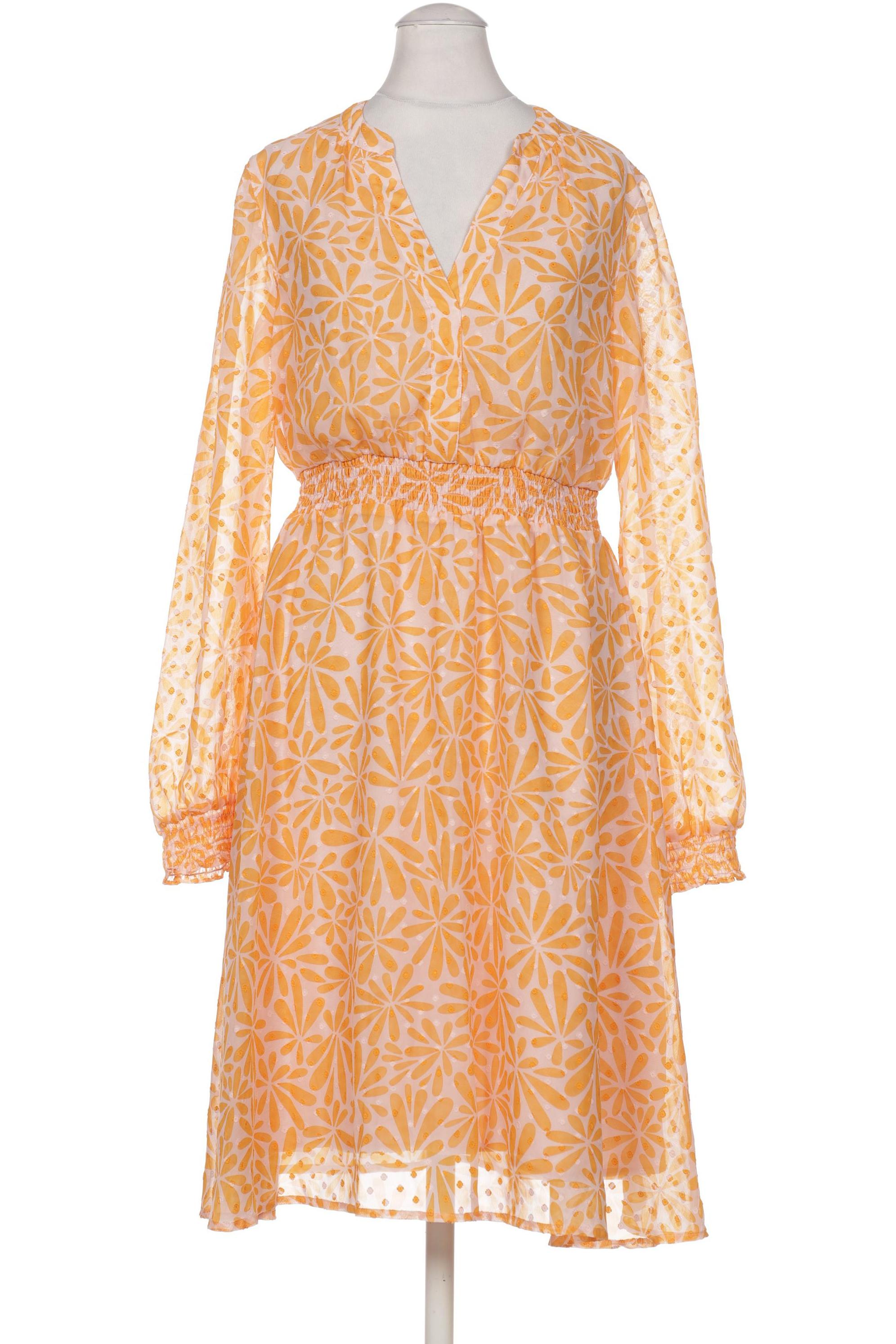 

Comma Damen Kleid, orange, Gr. 34