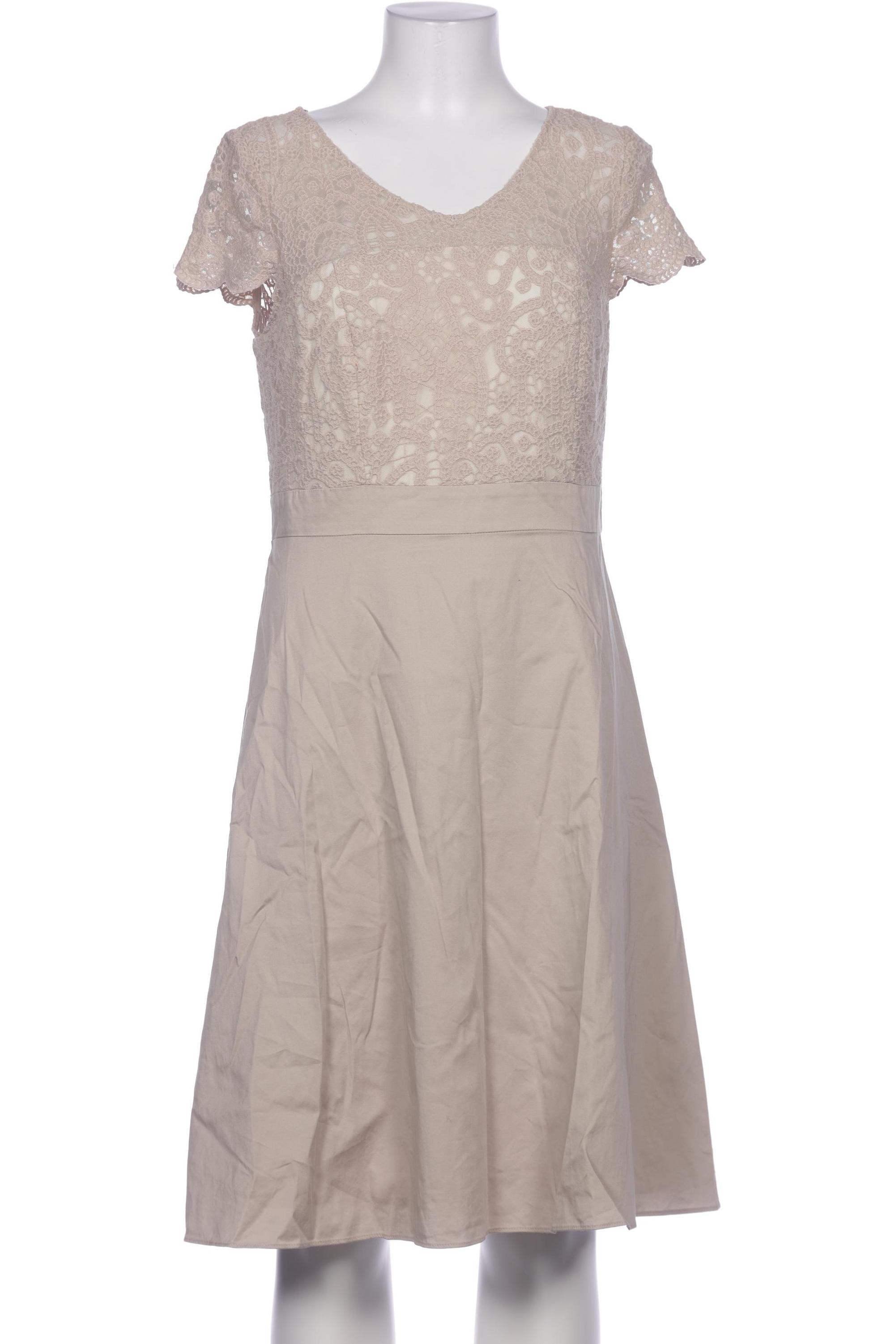 

Comma Damen Kleid, beige, Gr. 40