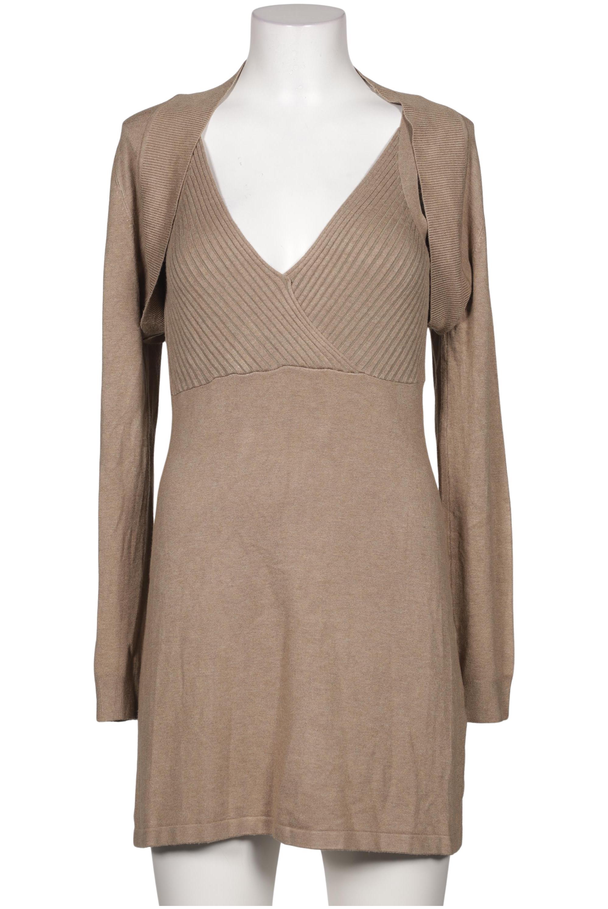 

Comma Damen Kleid, beige, Gr. 38