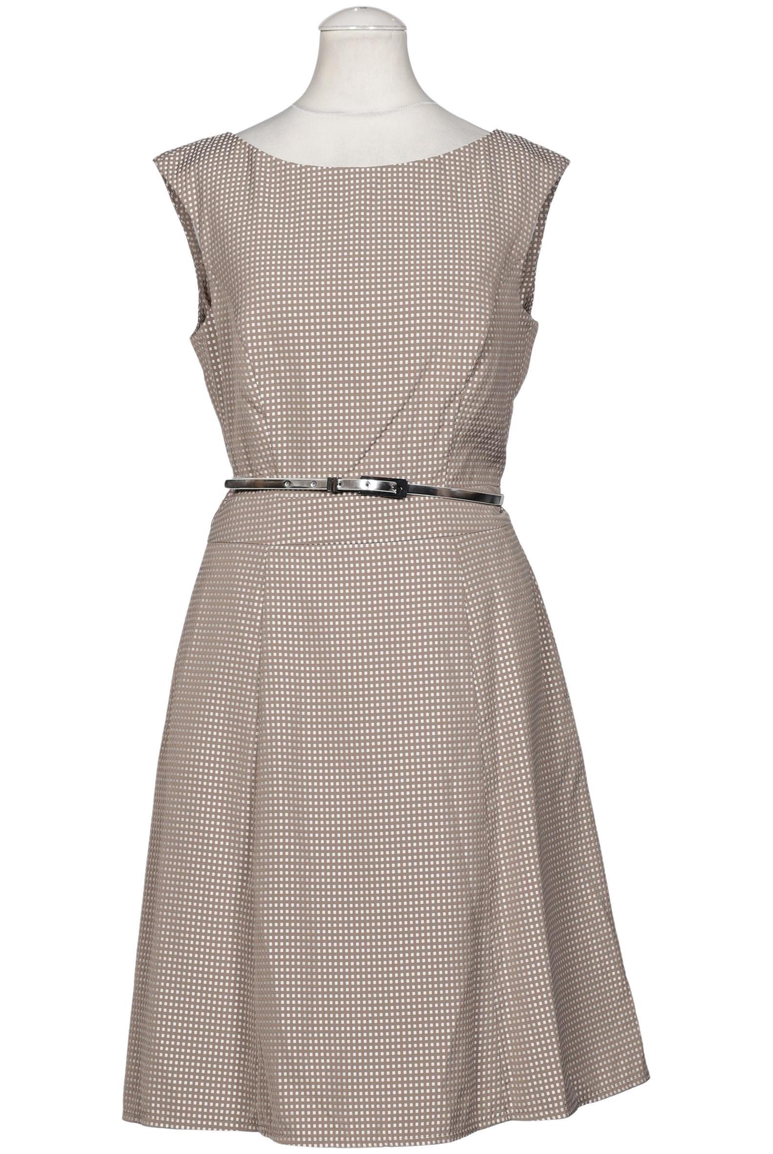

Comma Damen Kleid, beige, Gr. 34