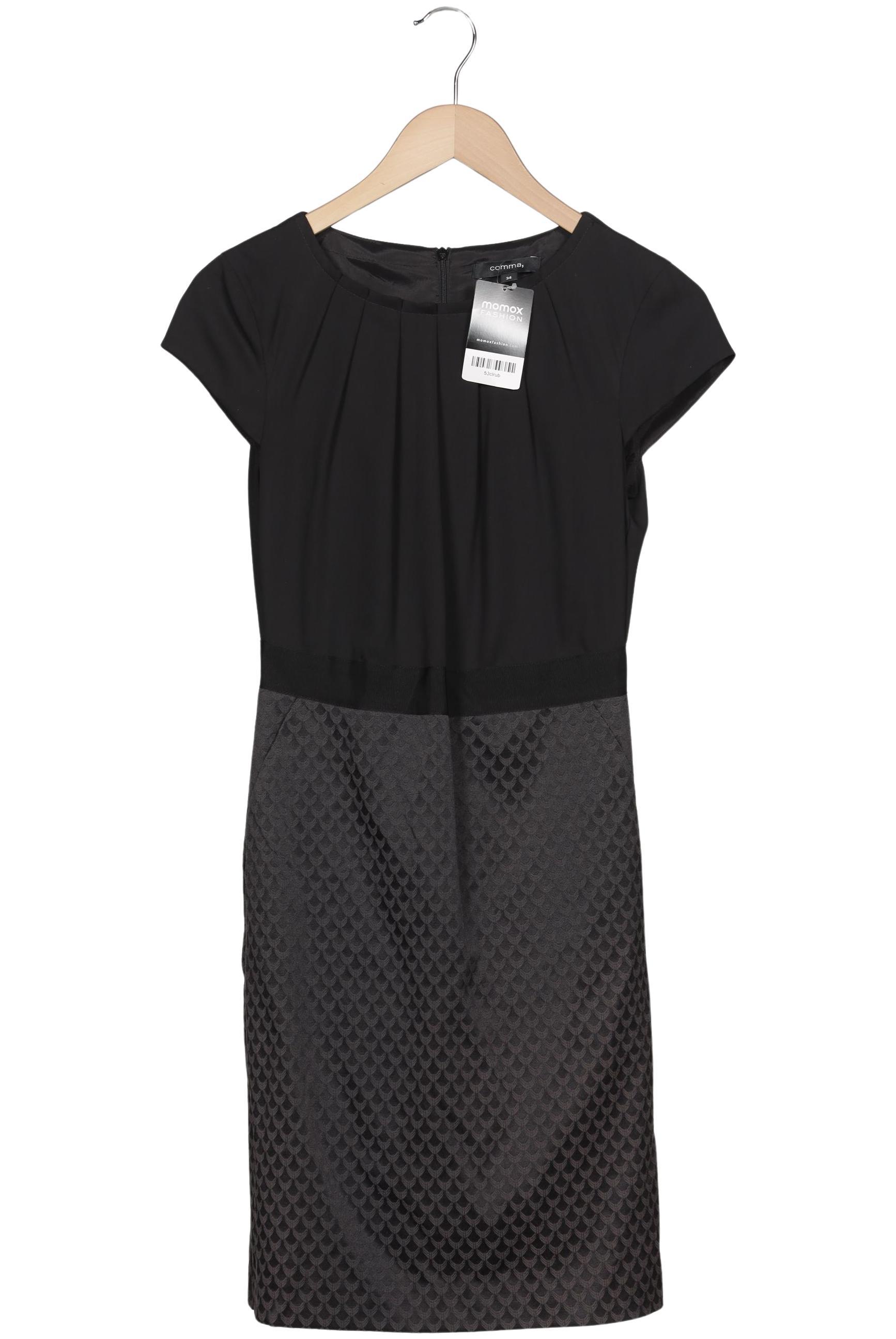 

Comma Damen Kleid, schwarz, Gr. 34