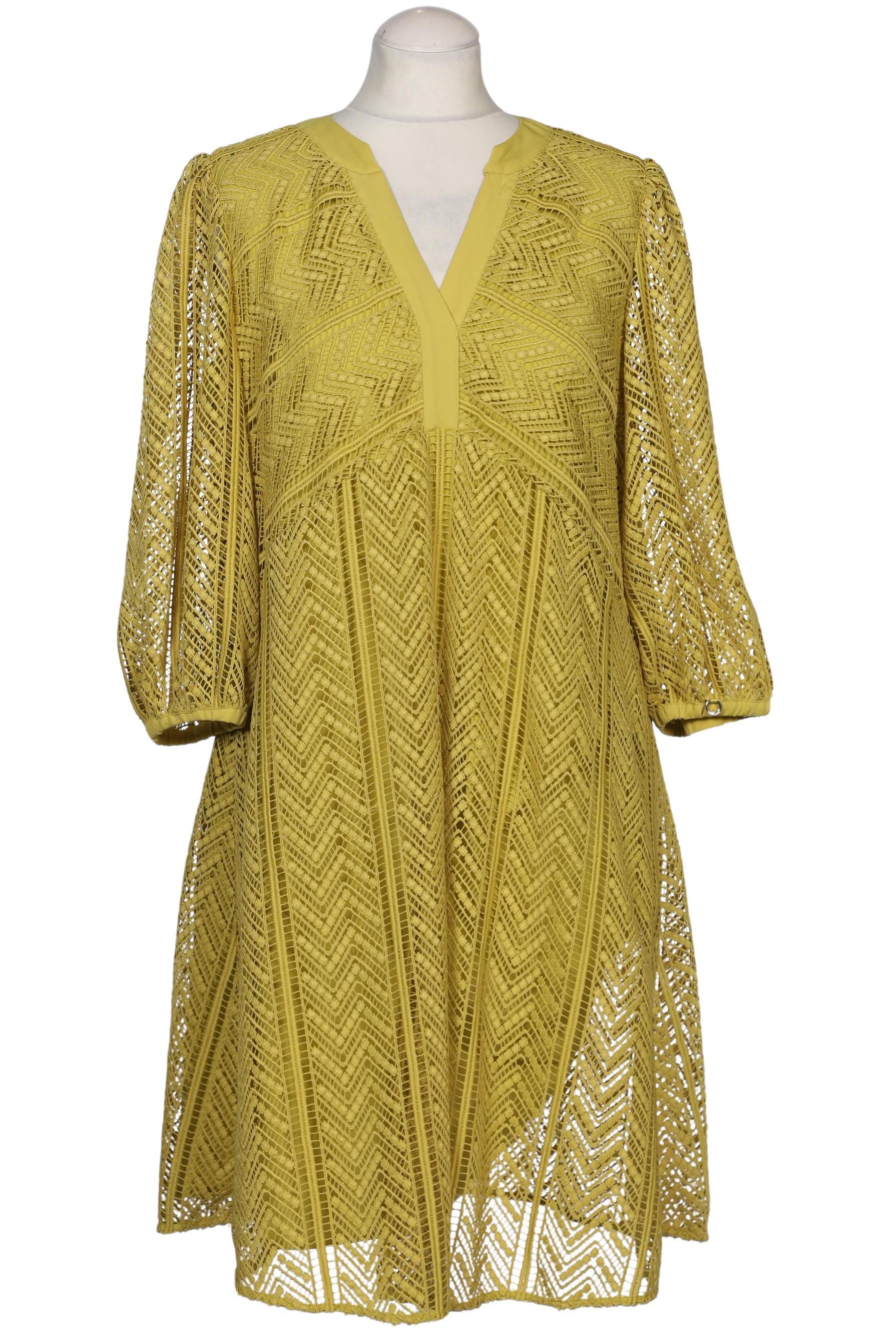 

Comma Damen Kleid, gelb, Gr. 38