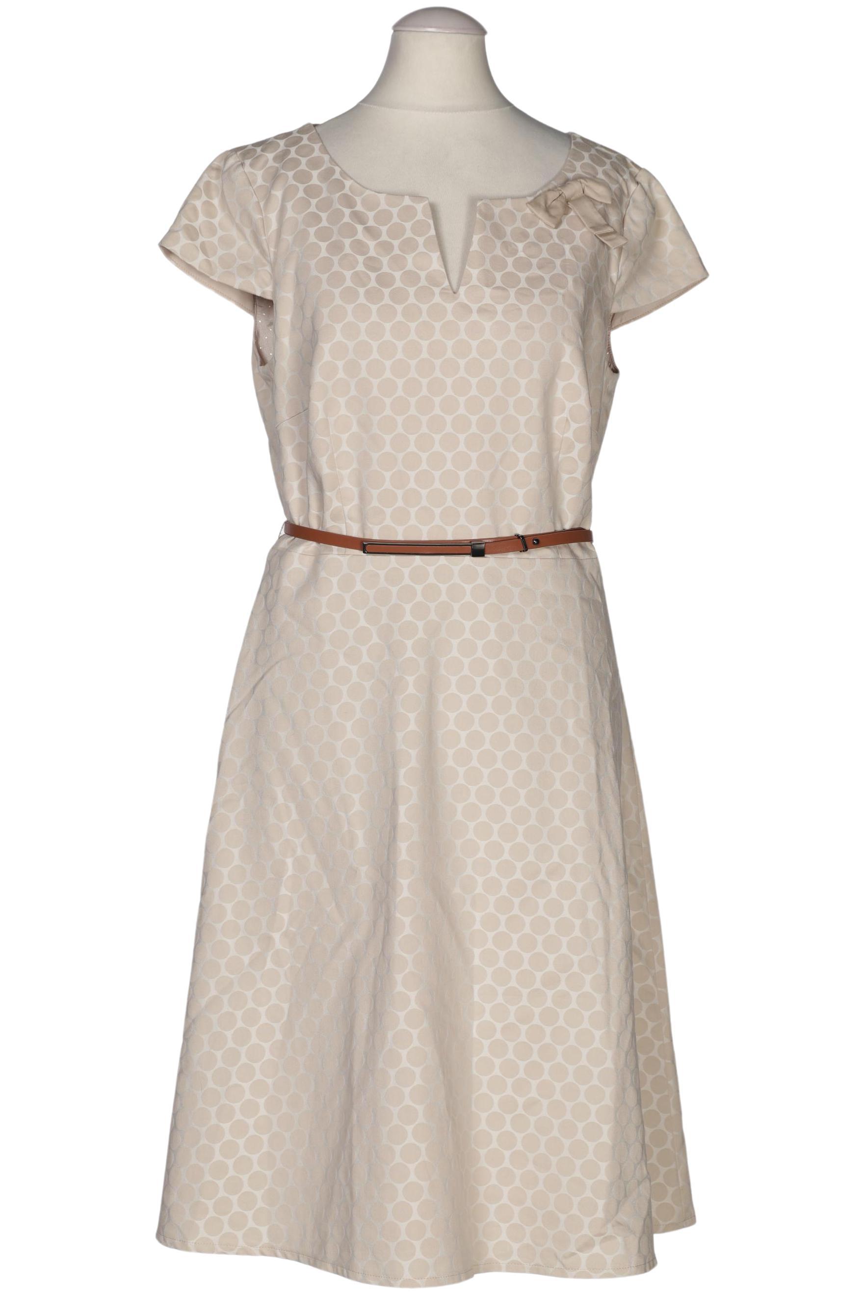 

Comma Damen Kleid, beige, Gr. 36