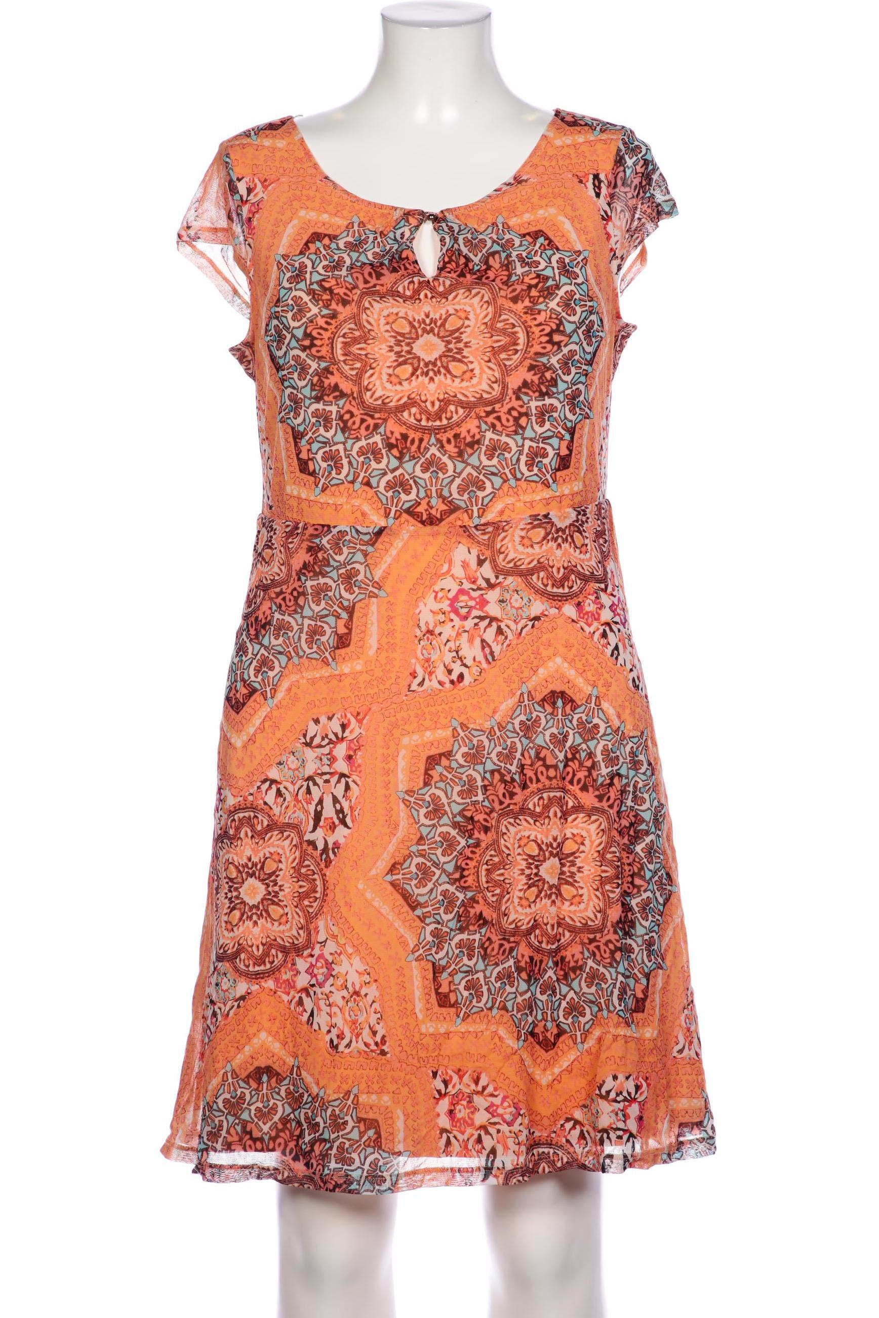 

Comma Damen Kleid, orange, Gr. 44