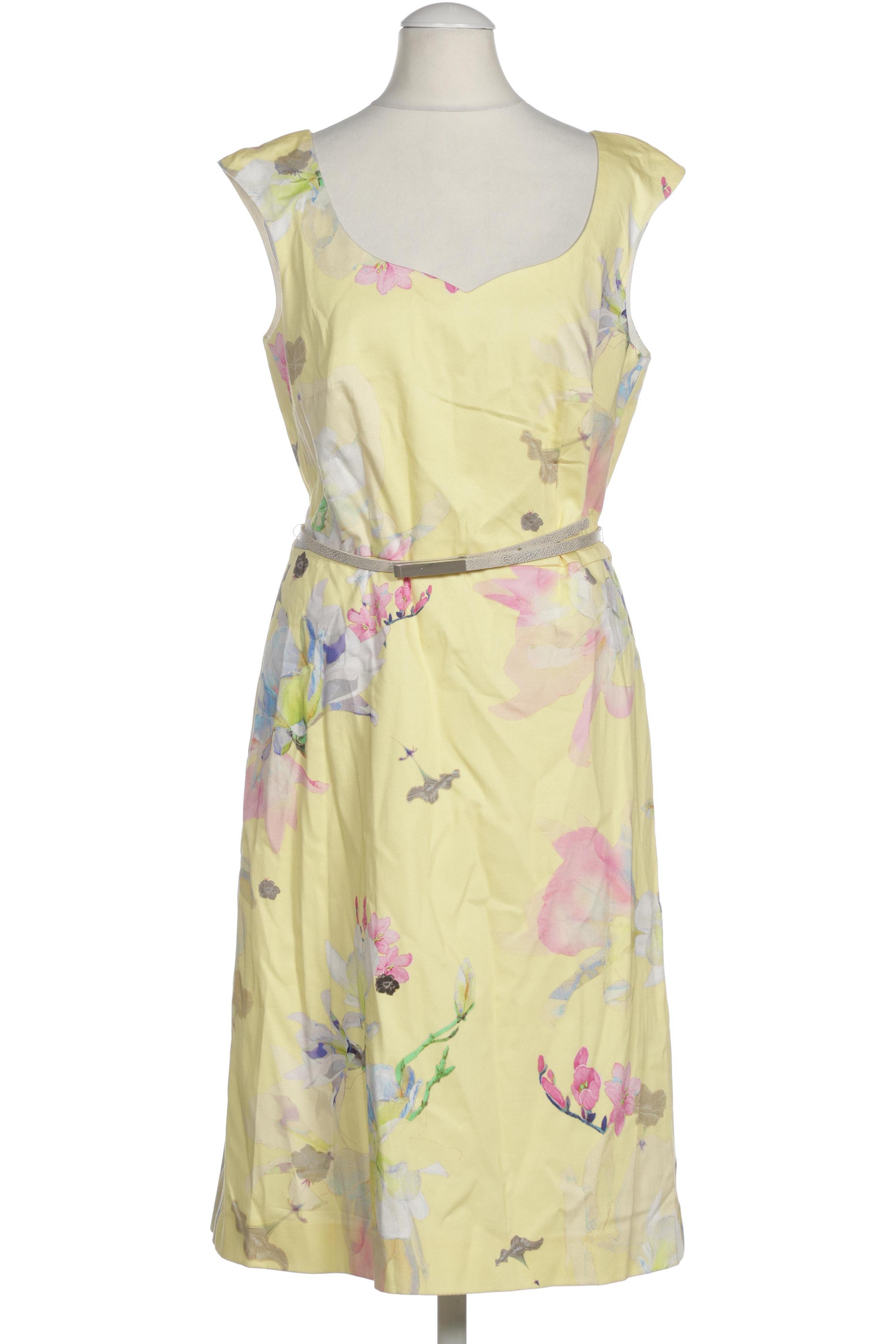 

Comma Damen Kleid, gelb, Gr. 36