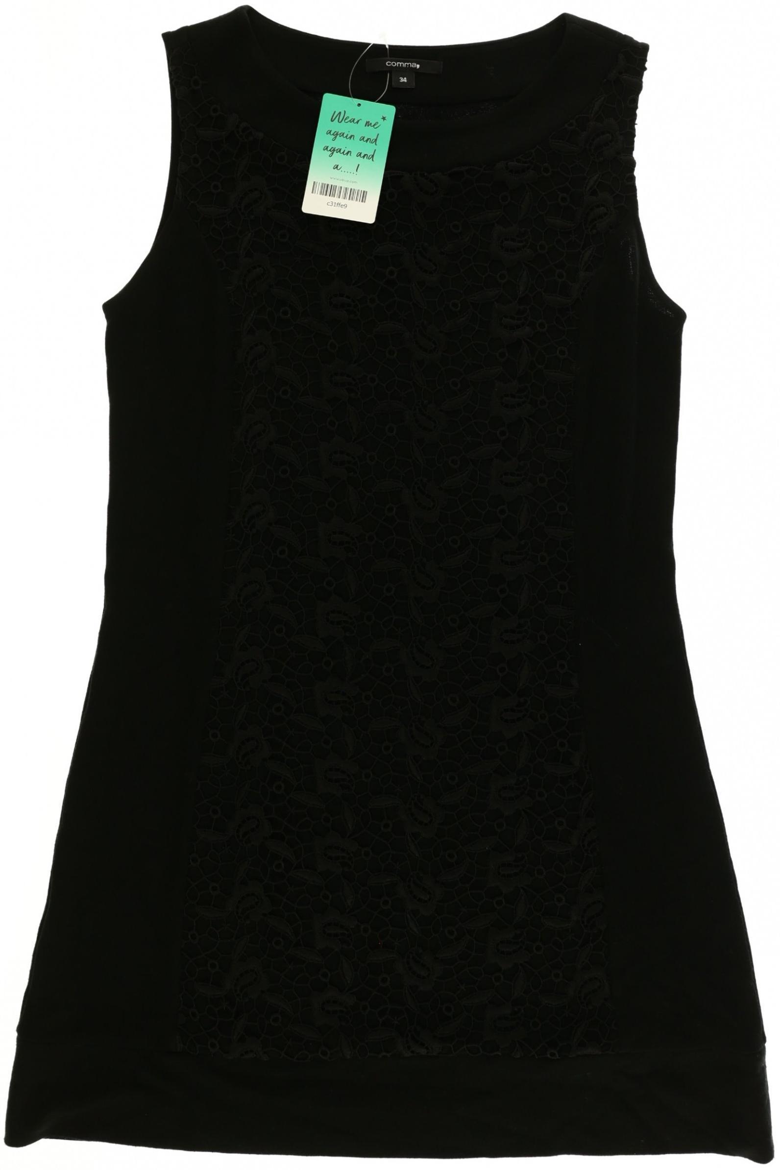 

Comma Damen Kleid, schwarz, Gr. 34