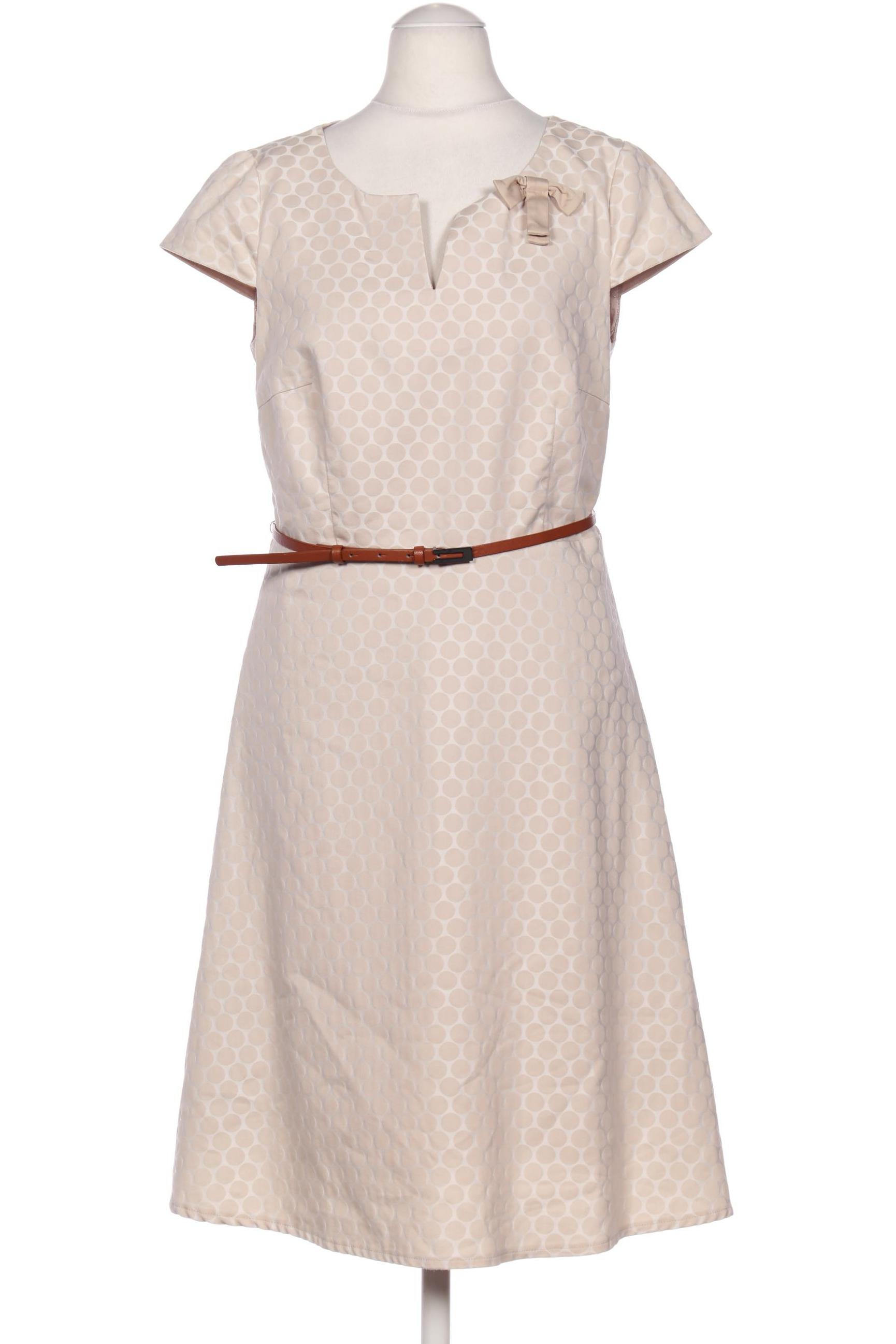 

Comma Damen Kleid, beige, Gr. 36
