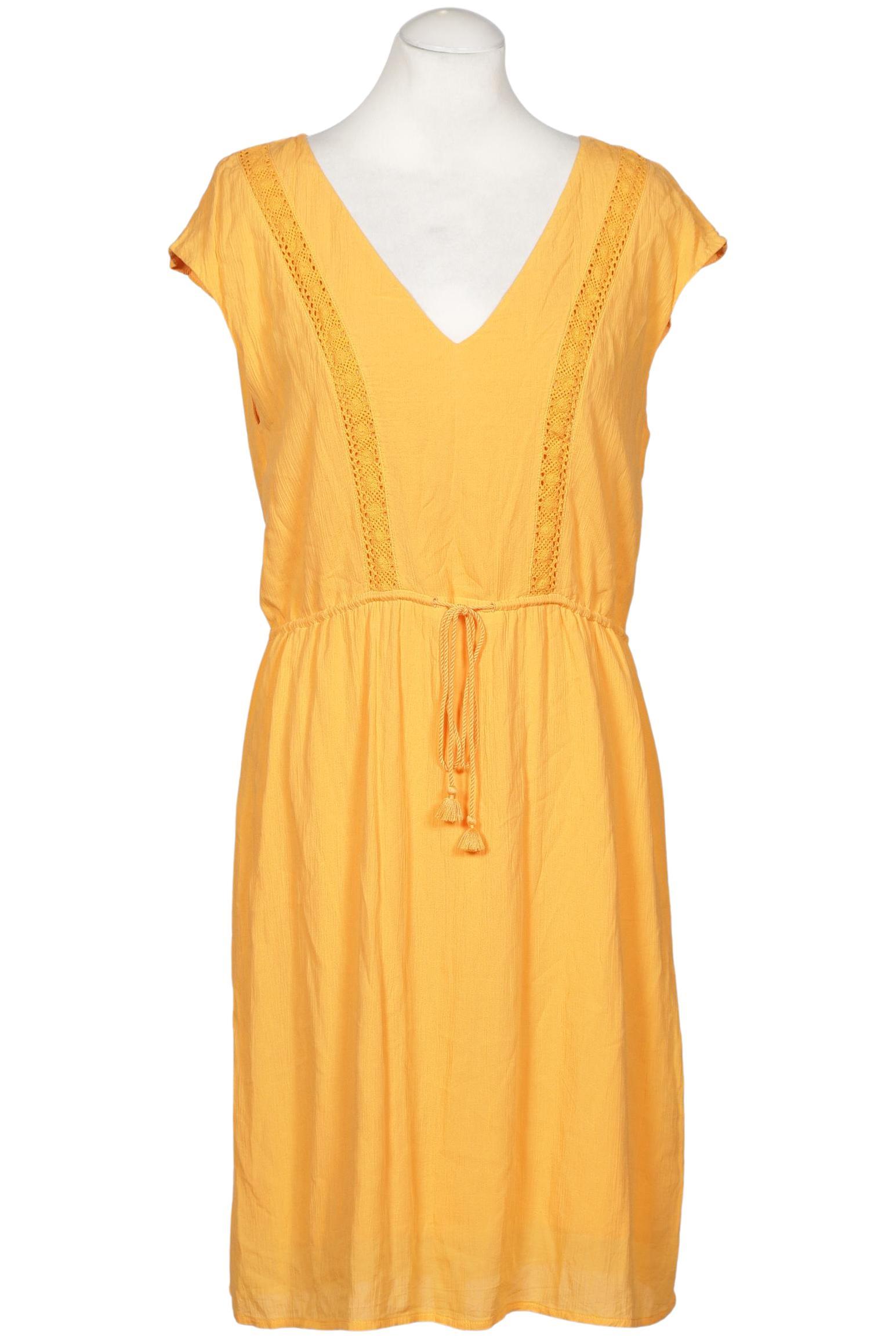 

Comma Damen Kleid, gelb, Gr. 36