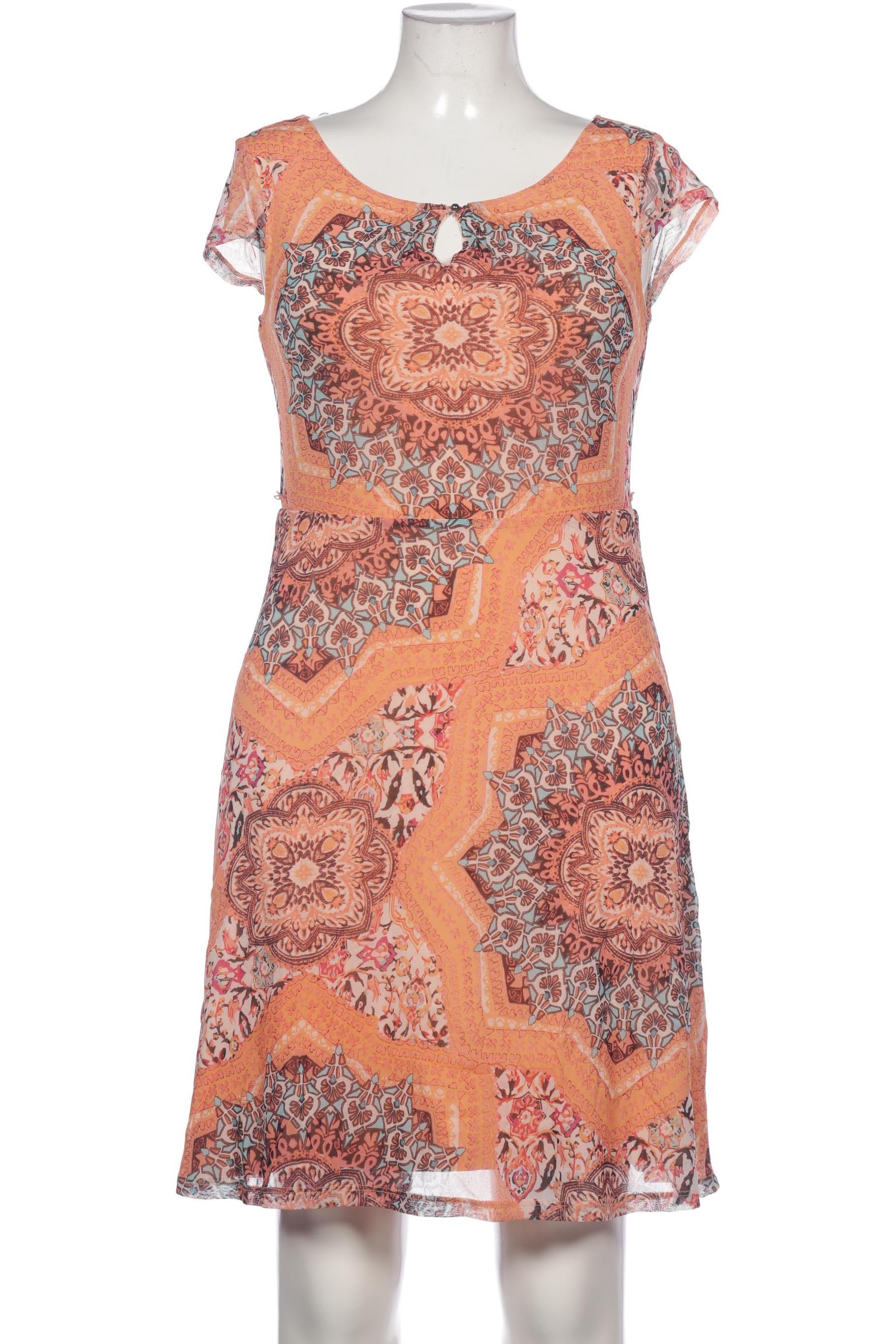 

Comma Damen Kleid, orange, Gr. 40