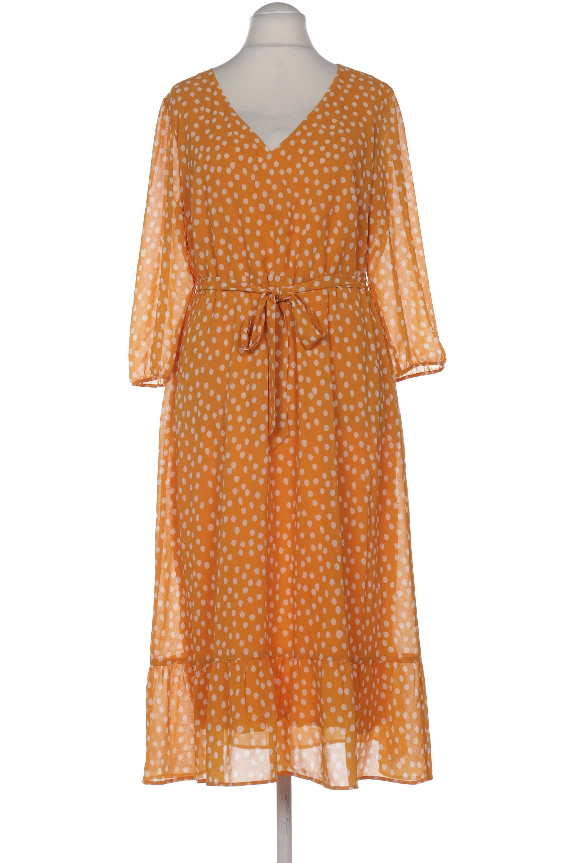 

Comma Damen Kleid, orange, Gr. 44