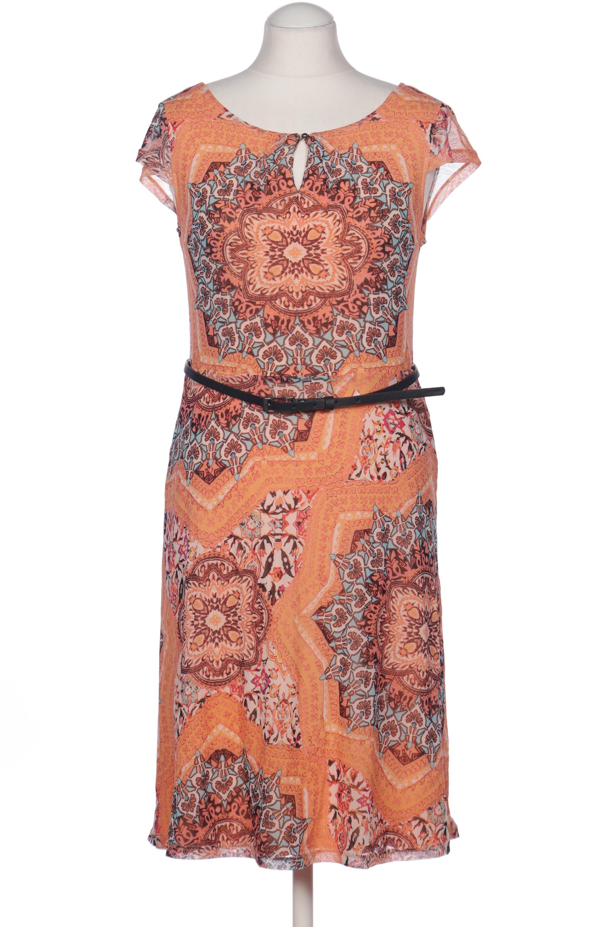 

Comma Damen Kleid, orange, Gr. 38