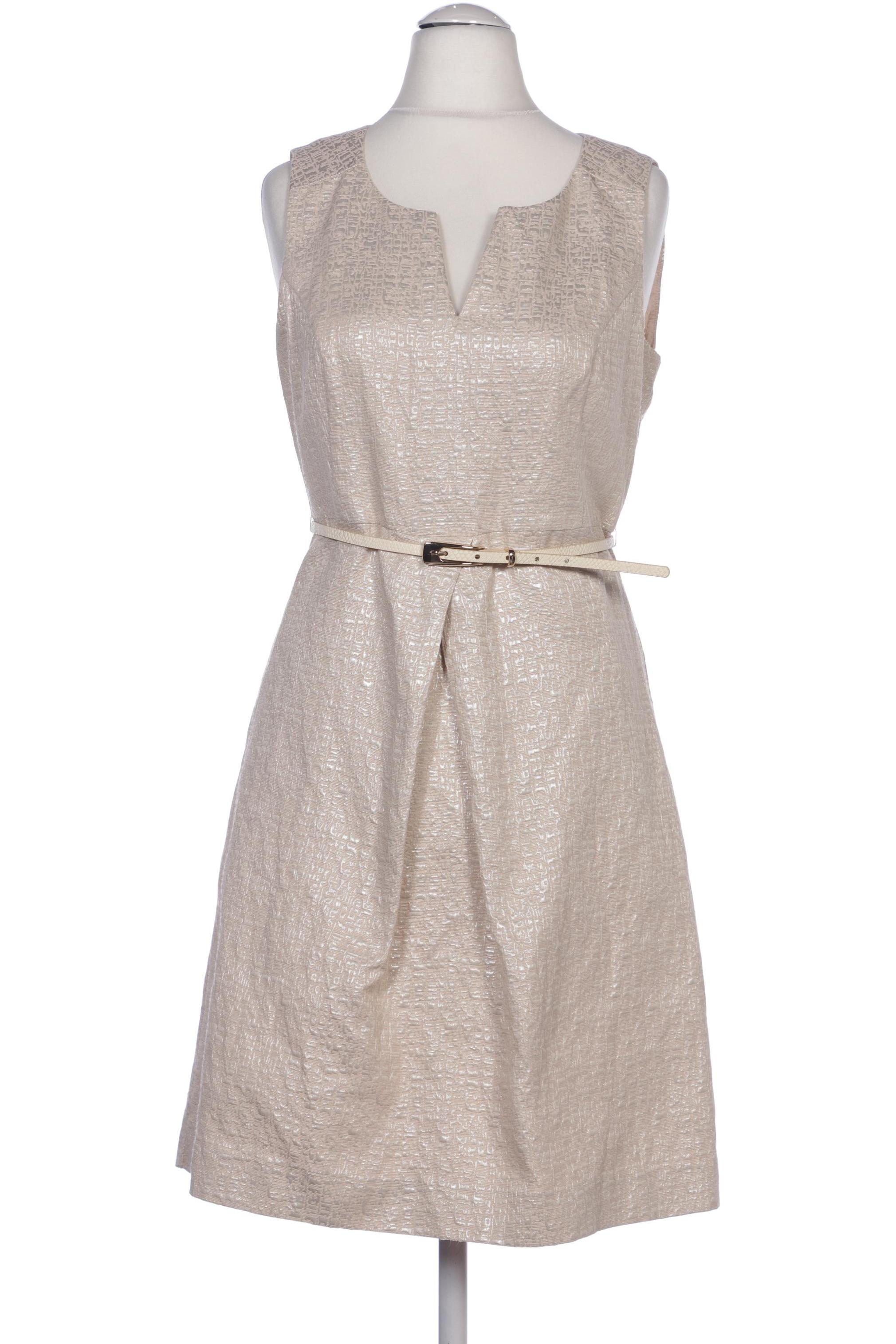 

Comma Damen Kleid, beige, Gr. 38