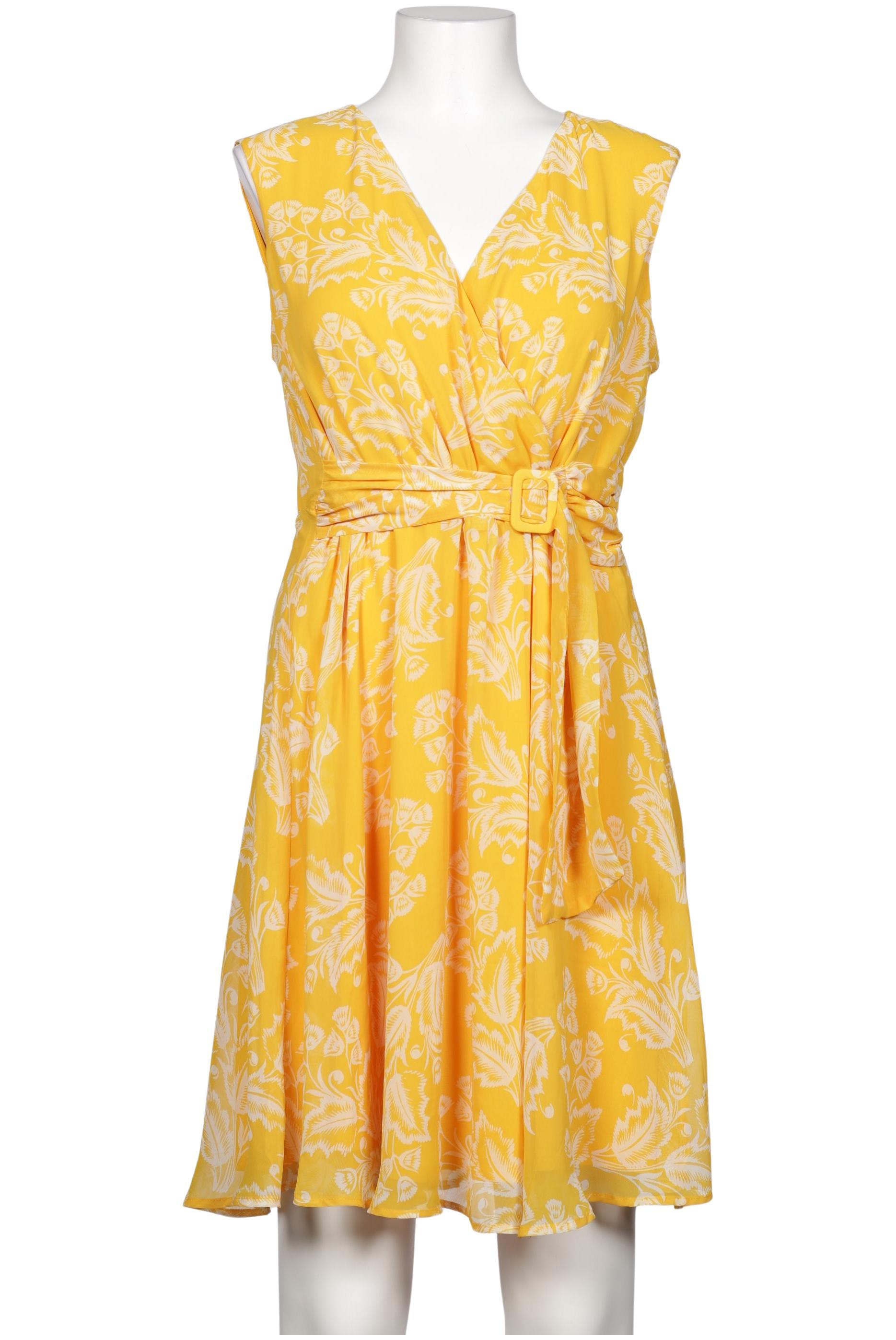 

Comma Damen Kleid, gelb, Gr. 40