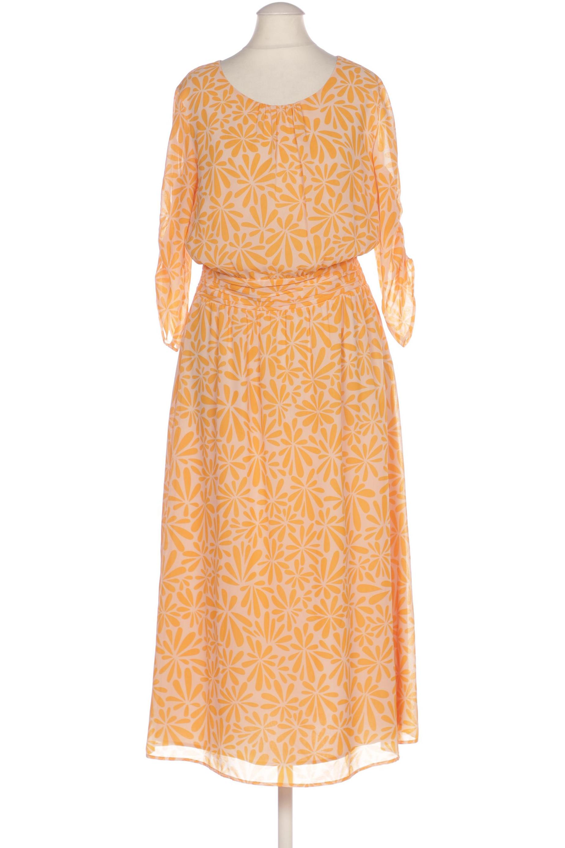 

Comma Damen Kleid, orange, Gr. 34