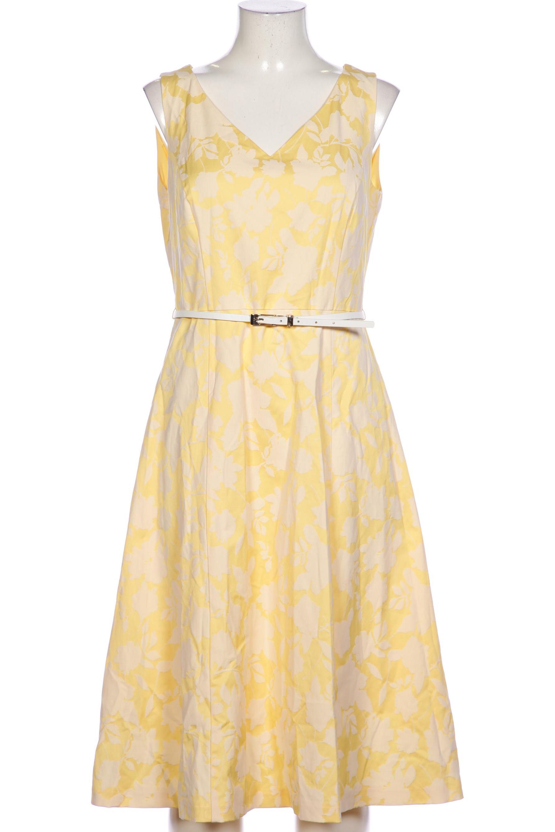 

Comma Damen Kleid, gelb, Gr. 40