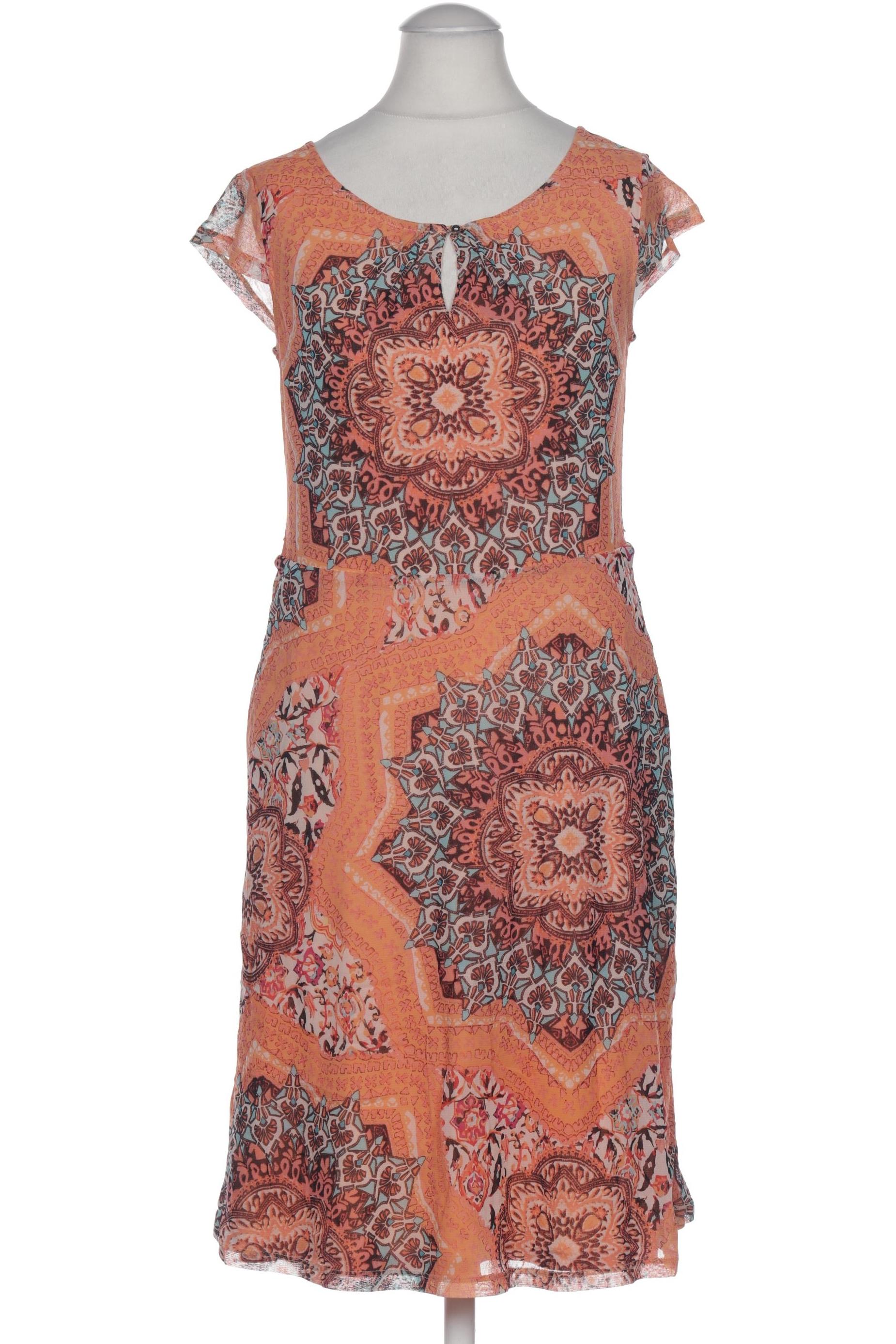 

Comma Damen Kleid, orange, Gr. 34