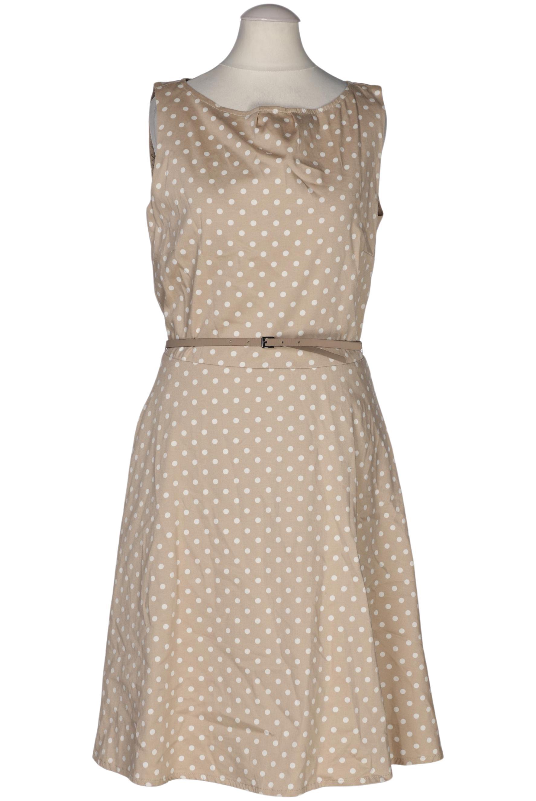 

Comma Damen Kleid, beige, Gr. 34