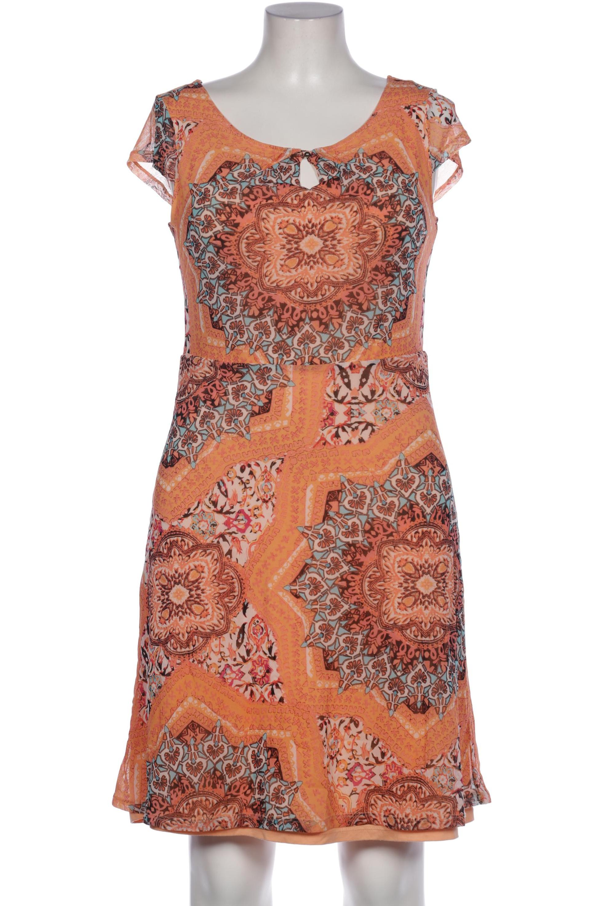 

Comma Damen Kleid, orange, Gr. 40